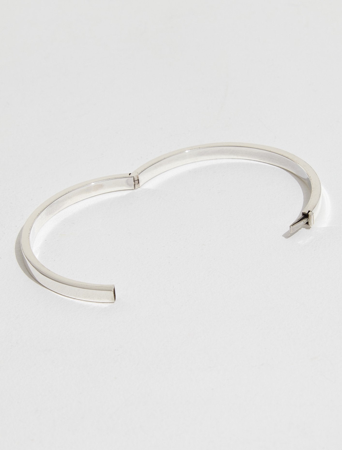 17g Sterling Silver (925) Round Bangle Bracelet