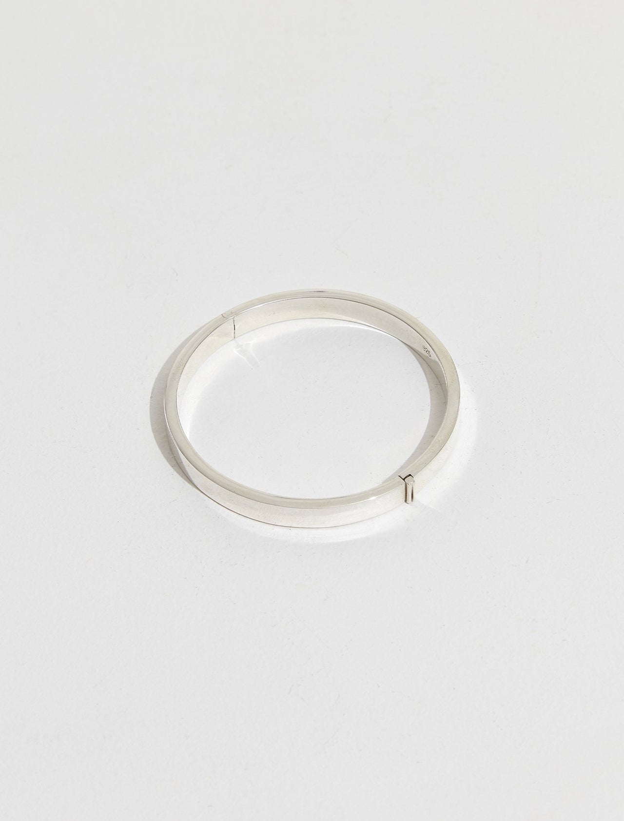 14g Sterling Silver (925) Round Bangle Bracelet