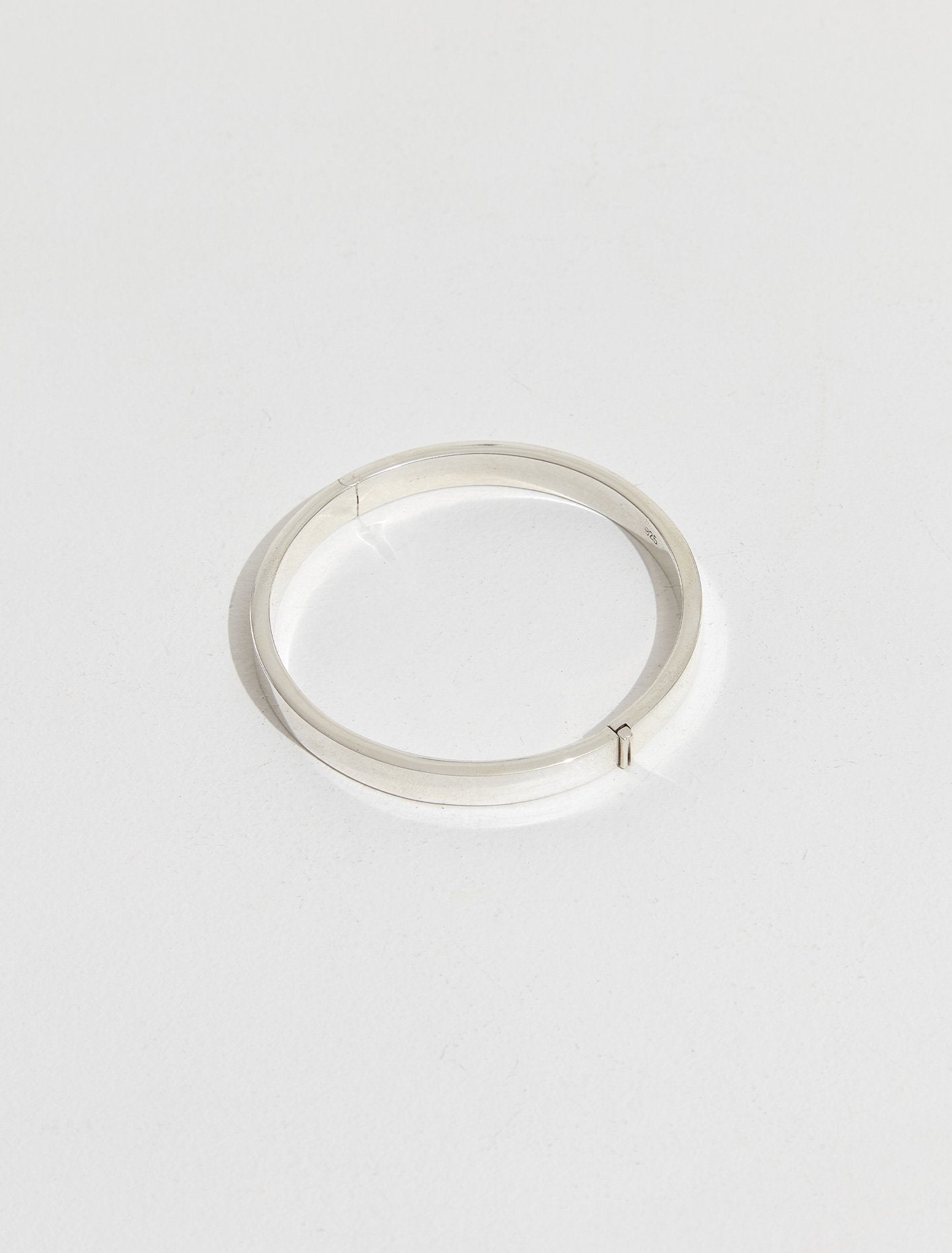 14g Sterling Silver (925) Round Bangle Bracelet