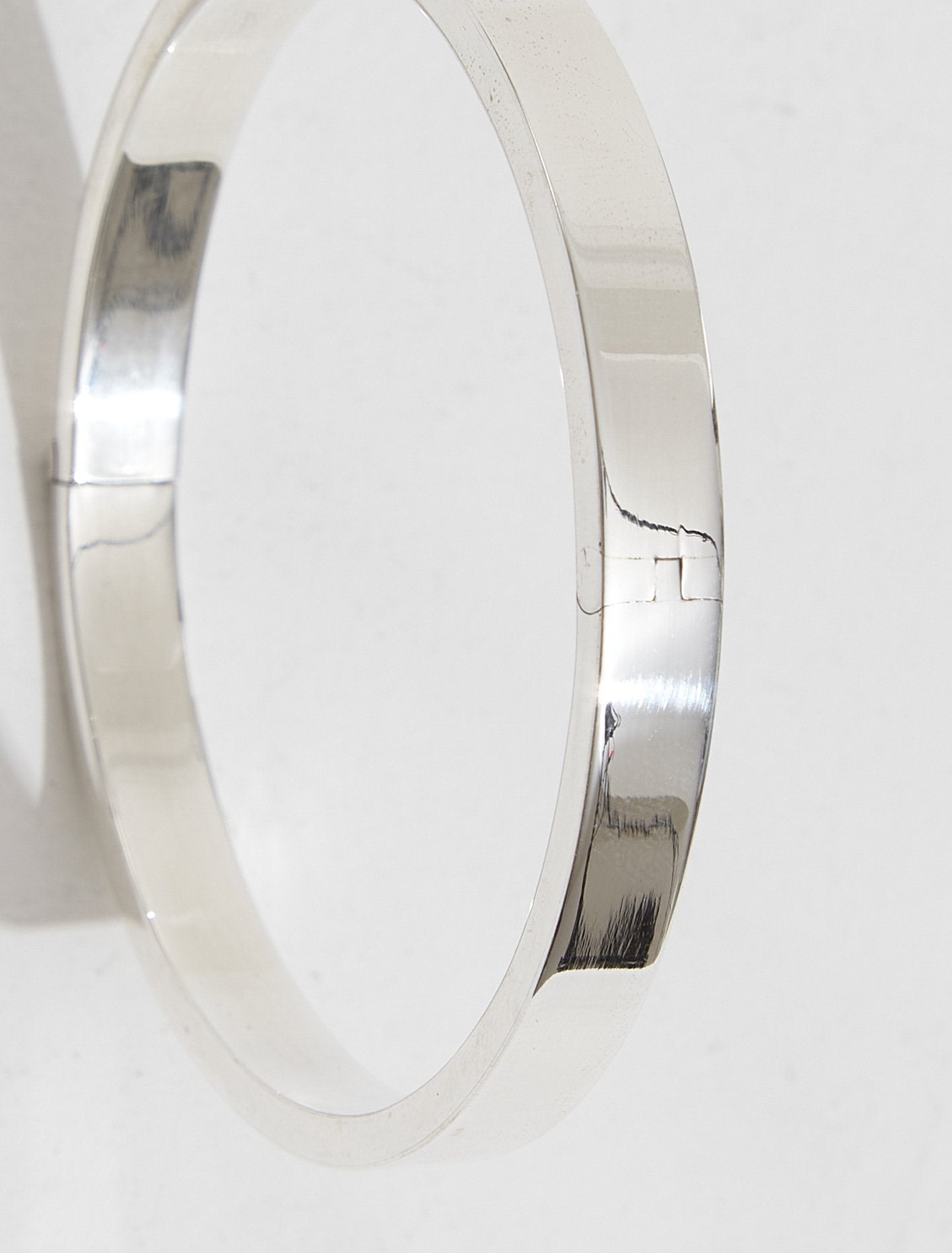 14g Sterling Silver (925) Round Bangle Bracelet