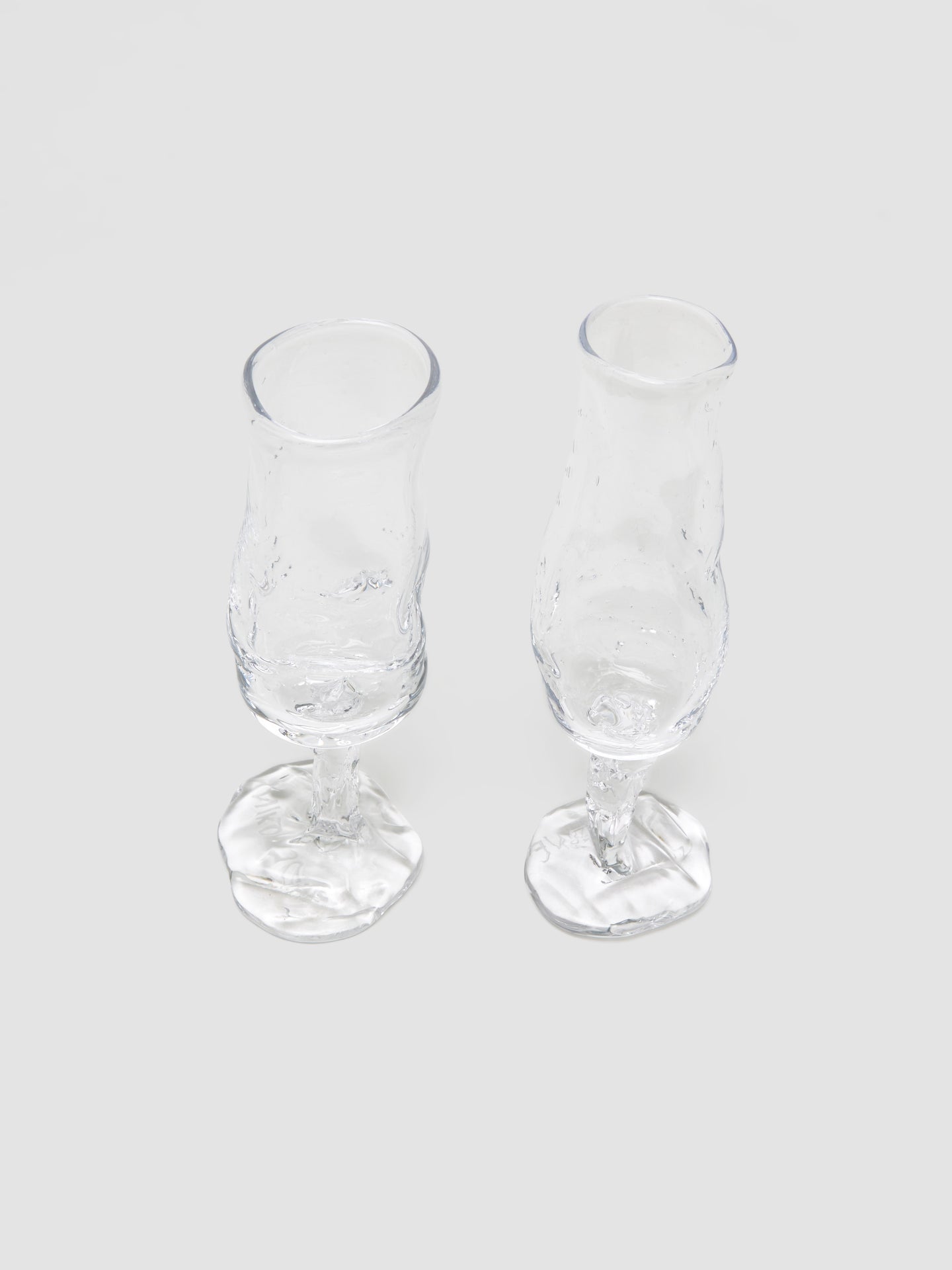 x Niko June Set of Champagne Glasses in Transparent