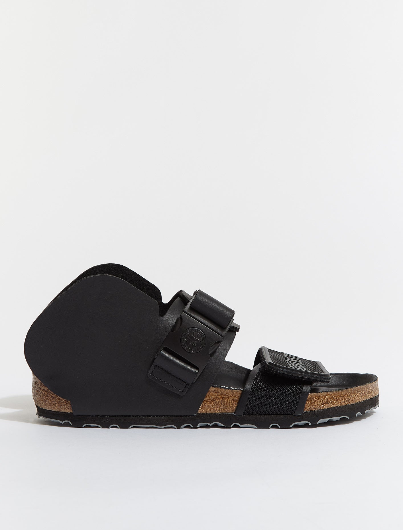 x CSM Rotterdam Moto Boot Low Sandals in Black