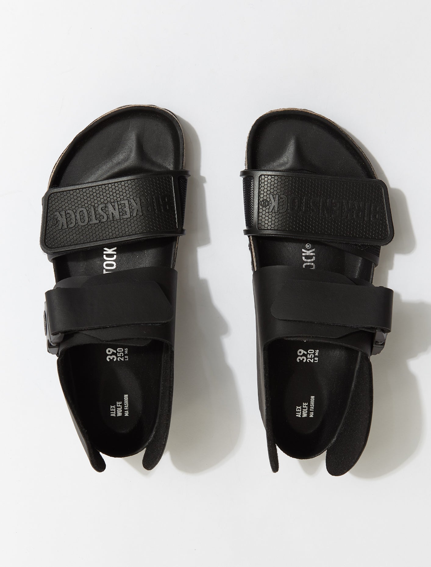 x CSM Rotterdam Moto Boot Low Sandals in Black