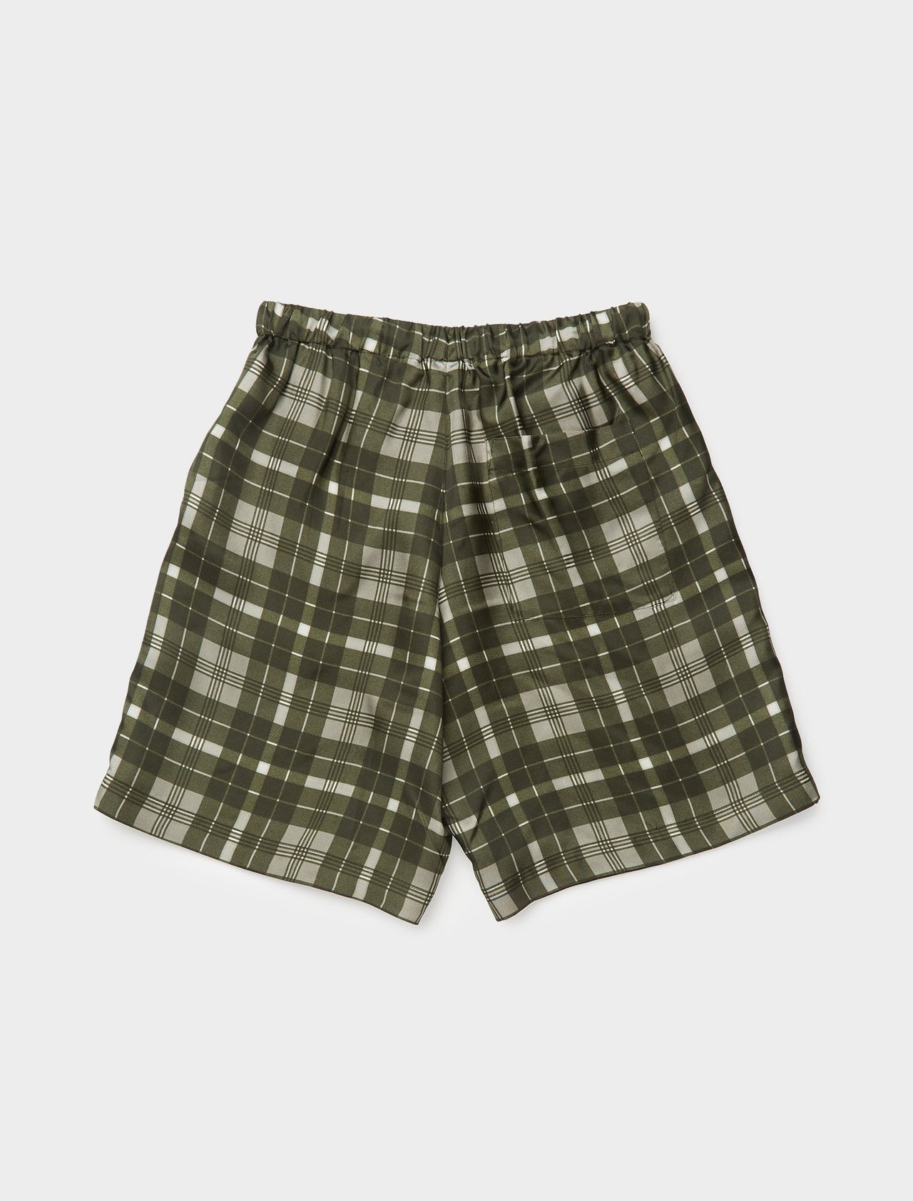 Piper Printed Satin Shorts in Green