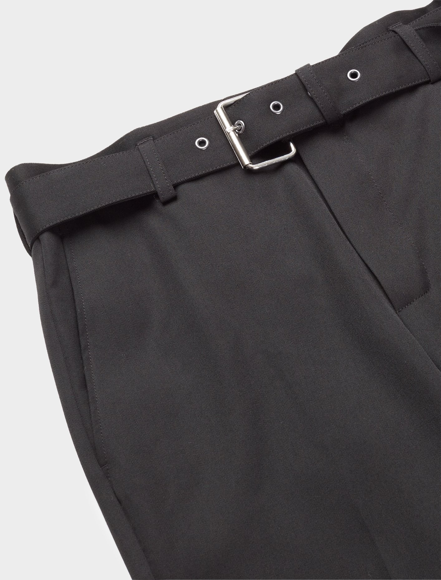 Belted Straight Trouser