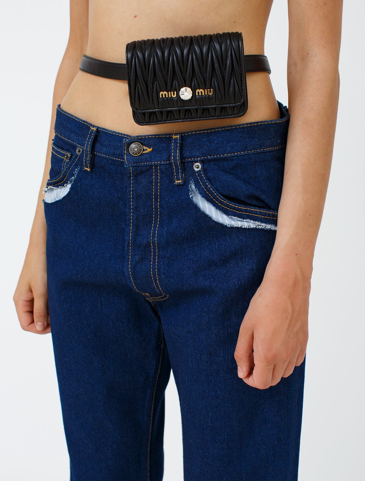 Matelasse Mini Belt Bag