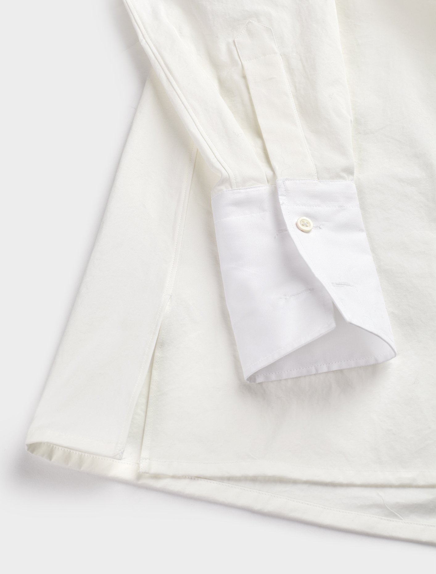 Cotton Shirt in Off White