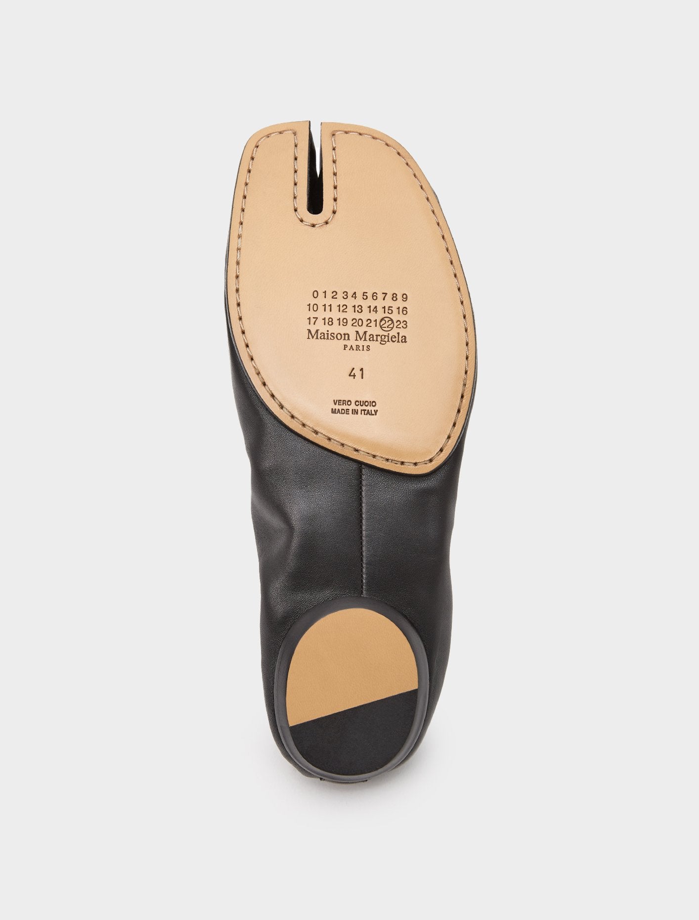 Ballet Flat Tabi in Black