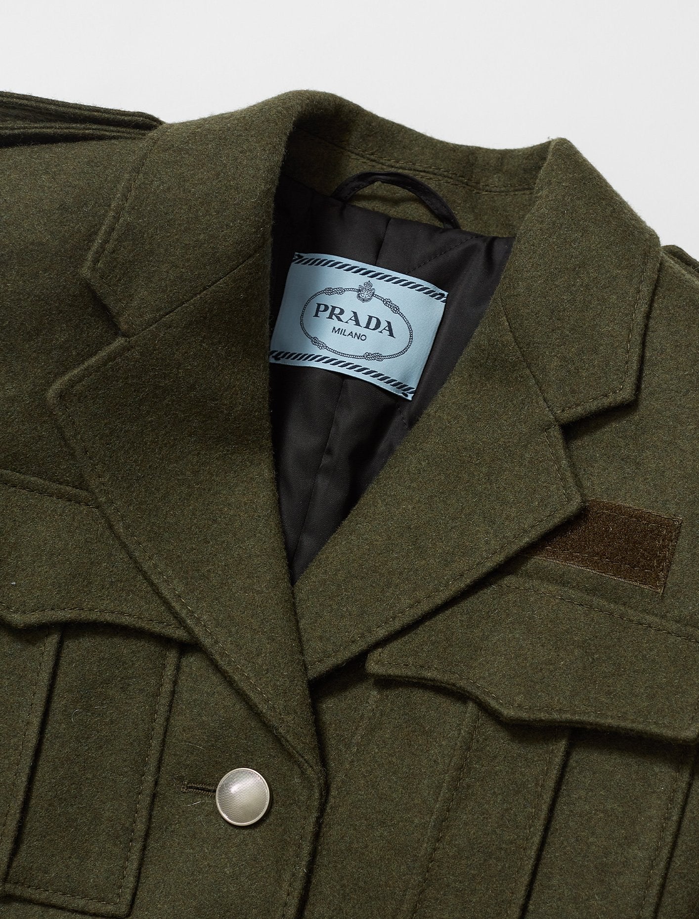 Loden and Nylon Gabardine Jacket