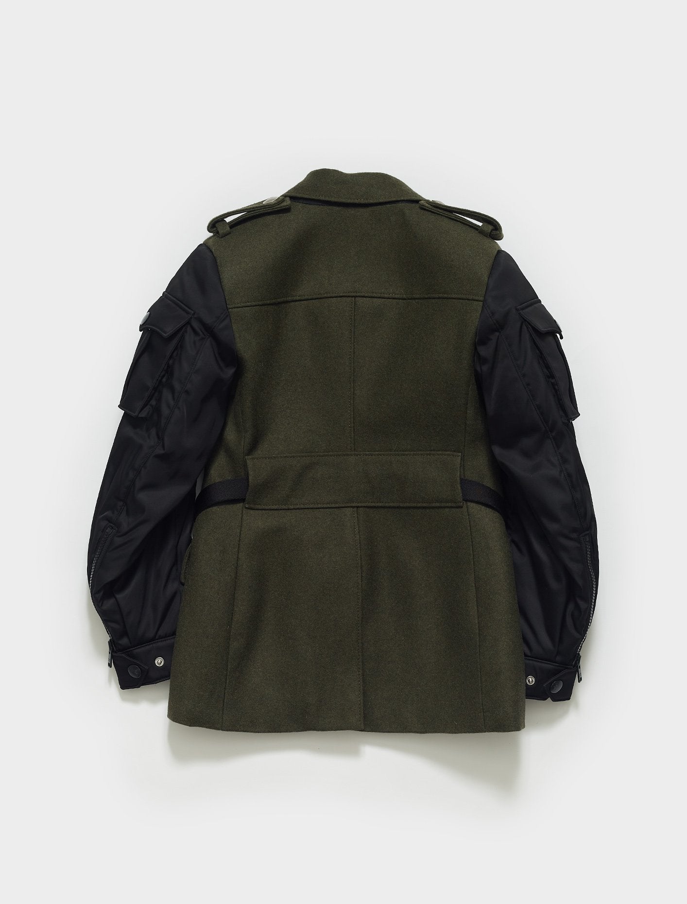 Loden and Nylon Gabardine Jacket