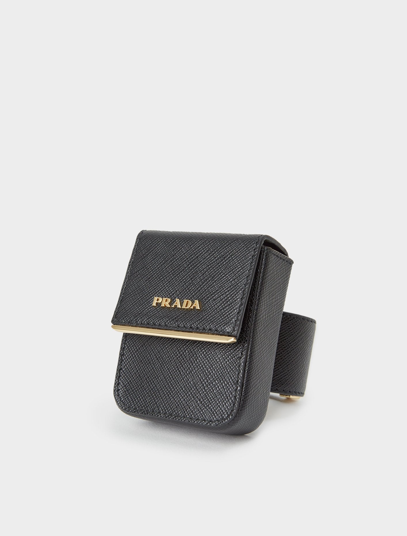 Saffiano Leather Pouch Bracelet