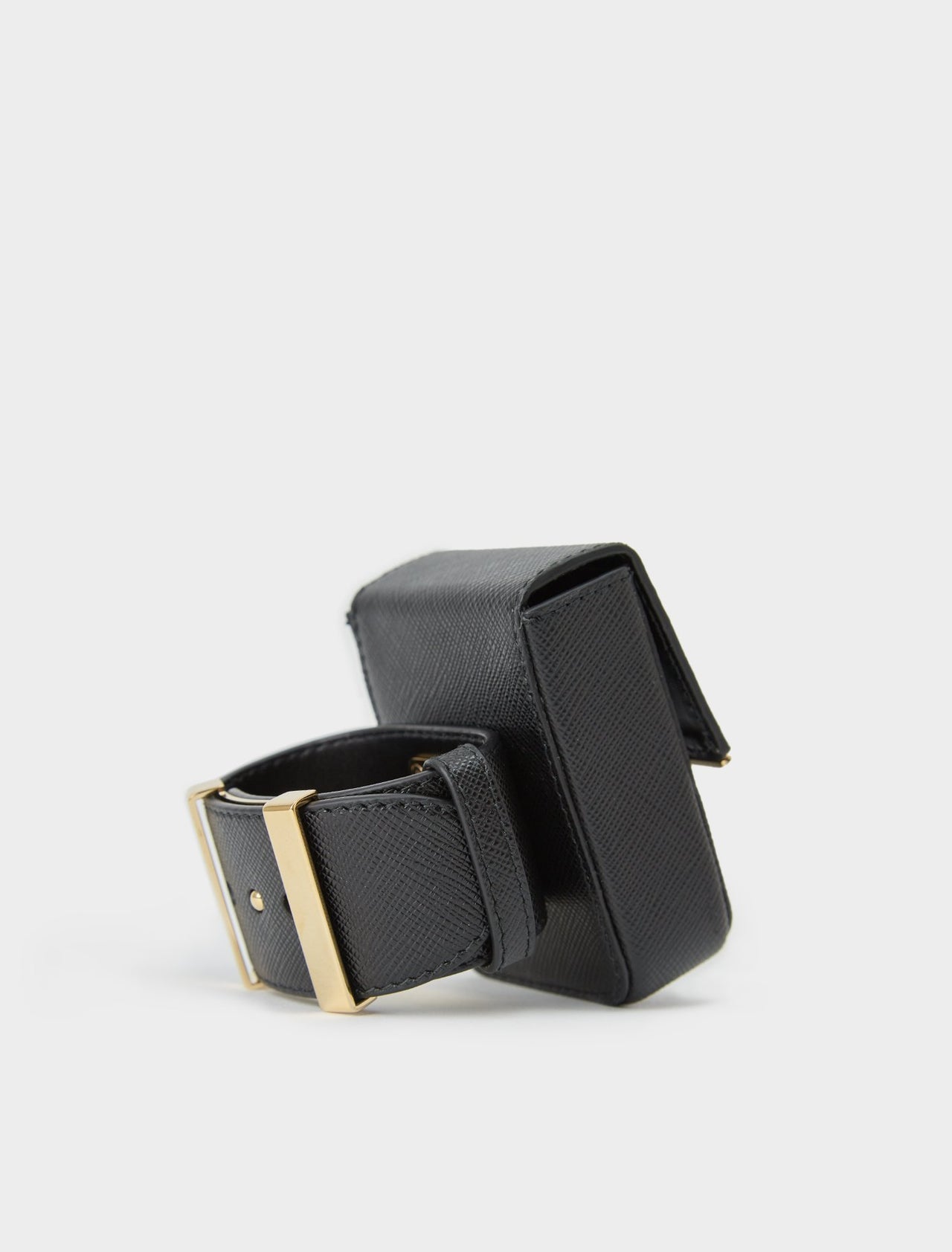 Saffiano Leather Pouch Bracelet