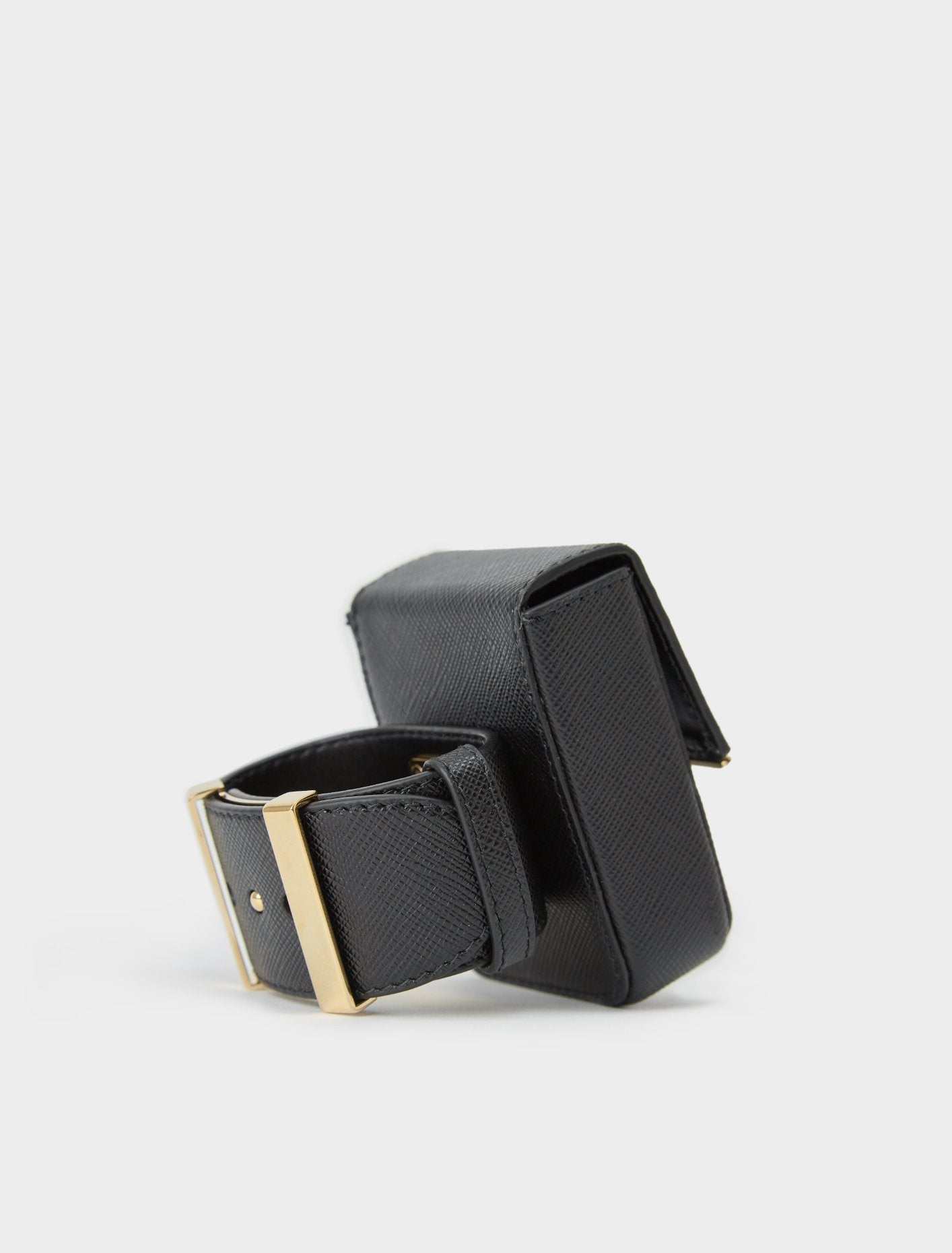 Saffiano Leather Pouch Bracelet