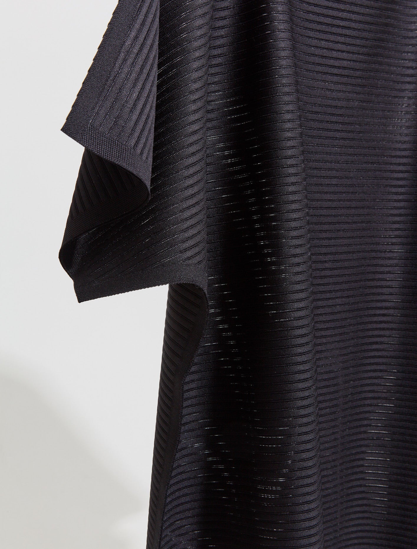 Pleated Tunic in Black