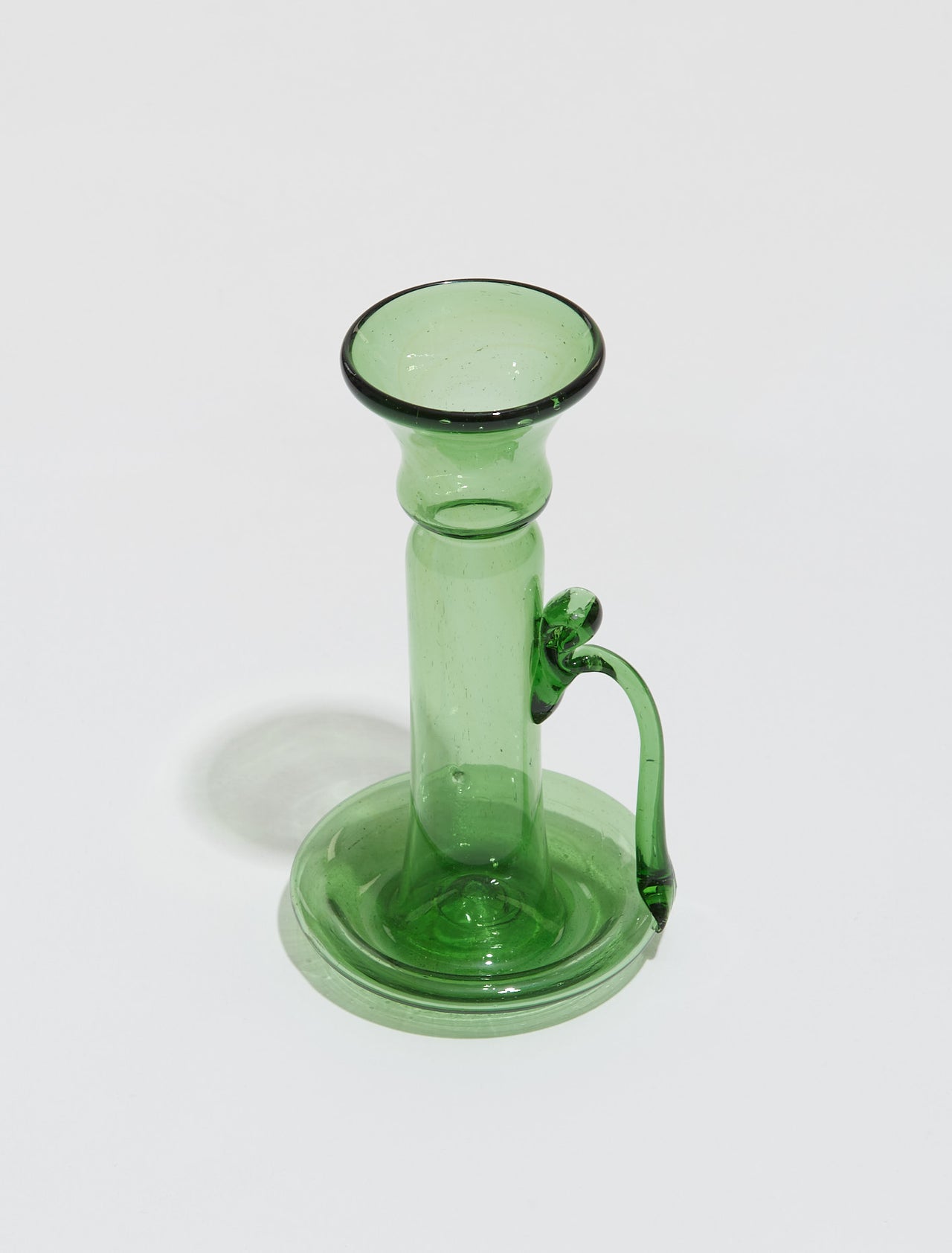 Porta Candele with Handle in Olive