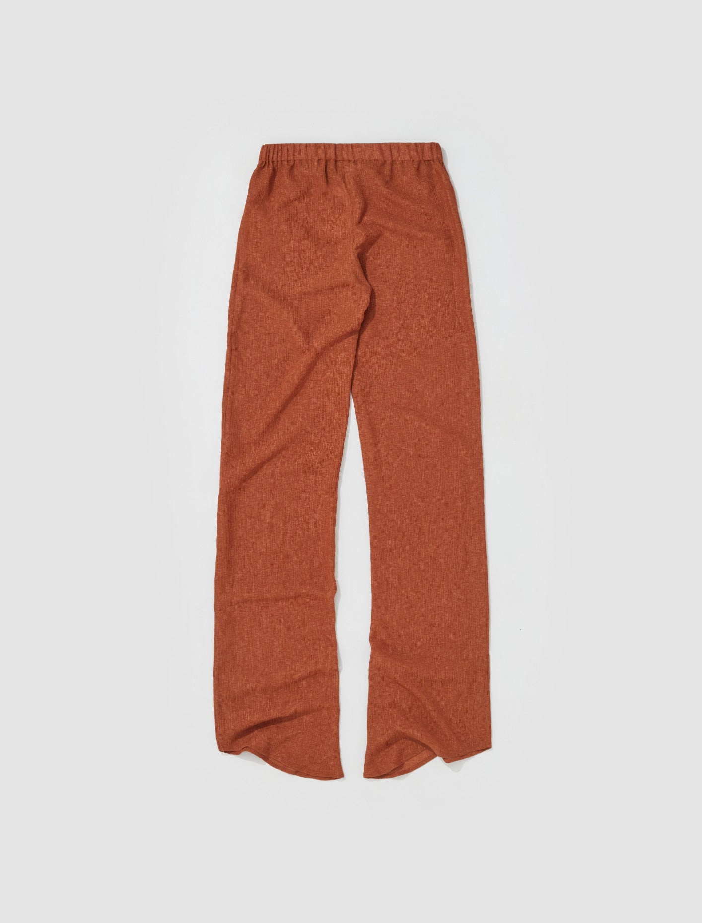 Long Mermaid Leg Pants in Terracota