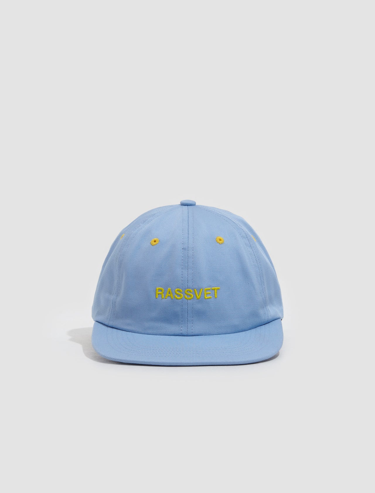 Woven 6-Panel Logo Cap in Blue