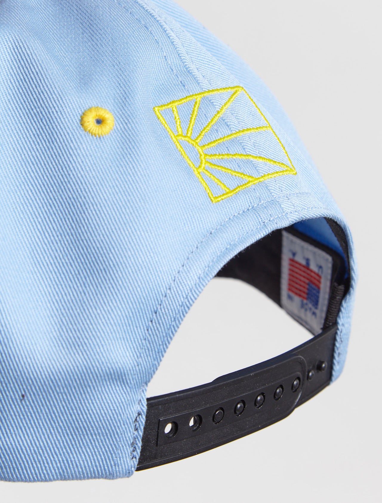 Woven 6-Panel Logo Cap in Blue