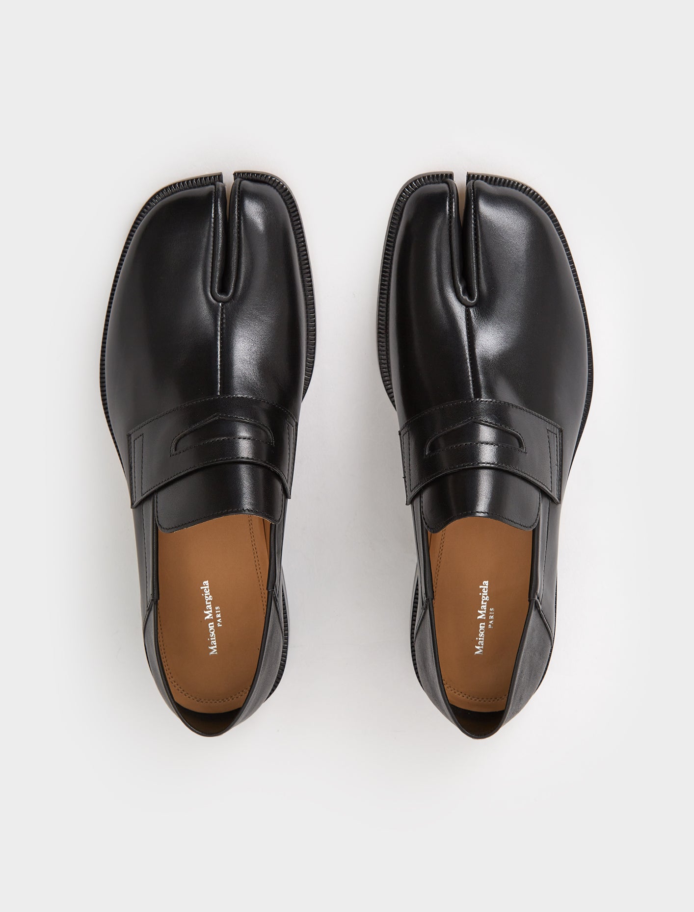 Tabi Slip-On Loafers in Black