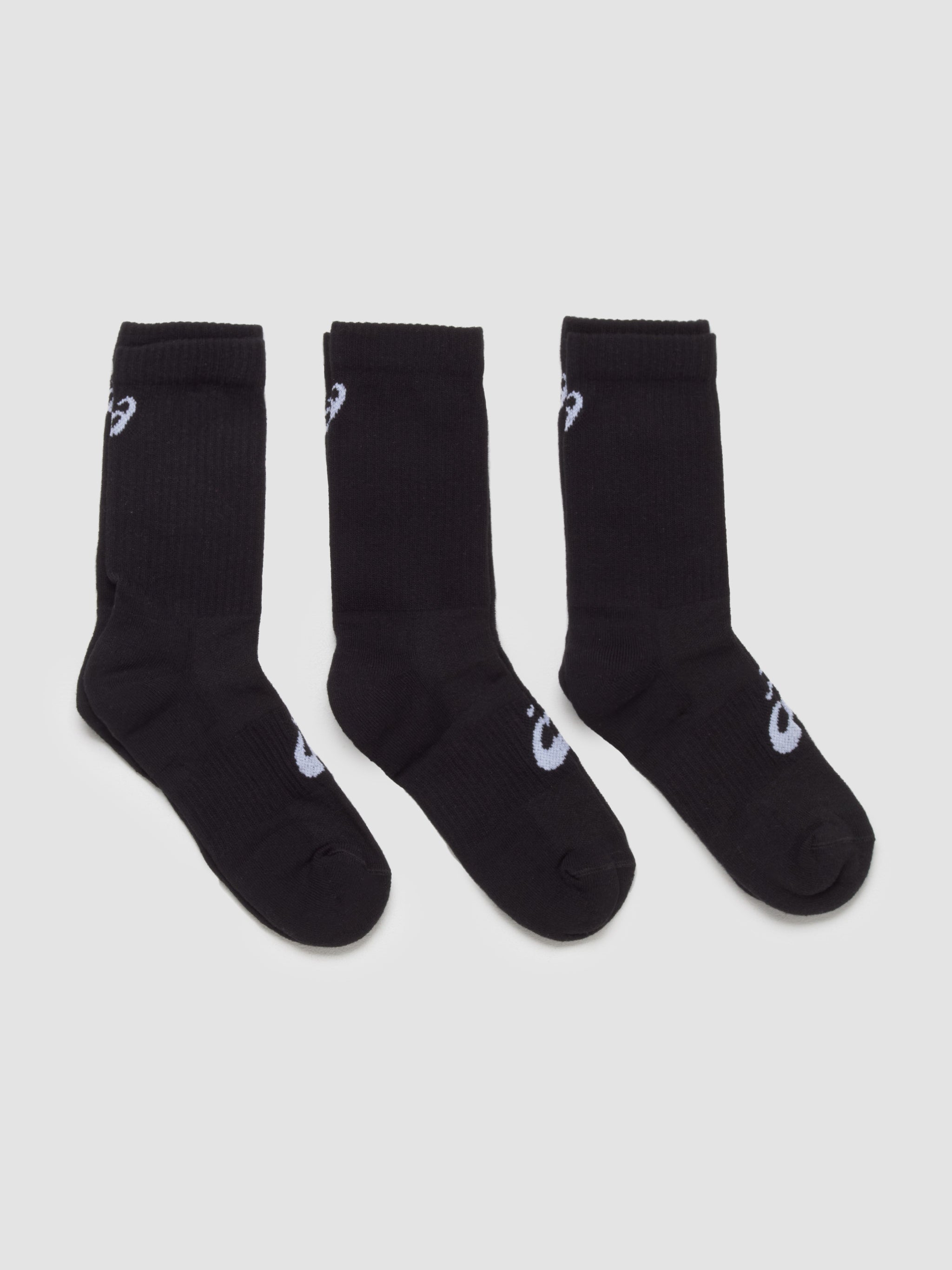 3 Pack Crew Socks in Black