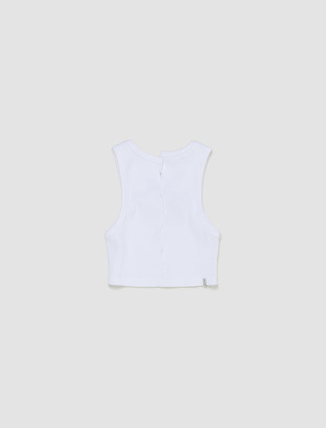 christina seewald drape top サイズS Christina Seewald - Crop Drape Top in White - SS24_CDT001