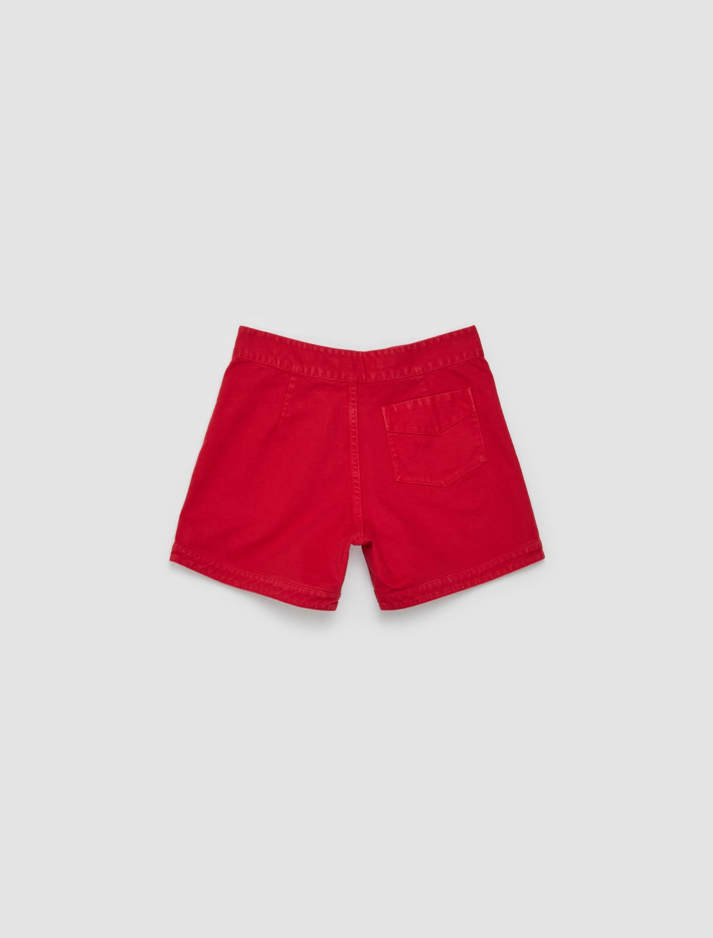 Cotton Shorts in Red