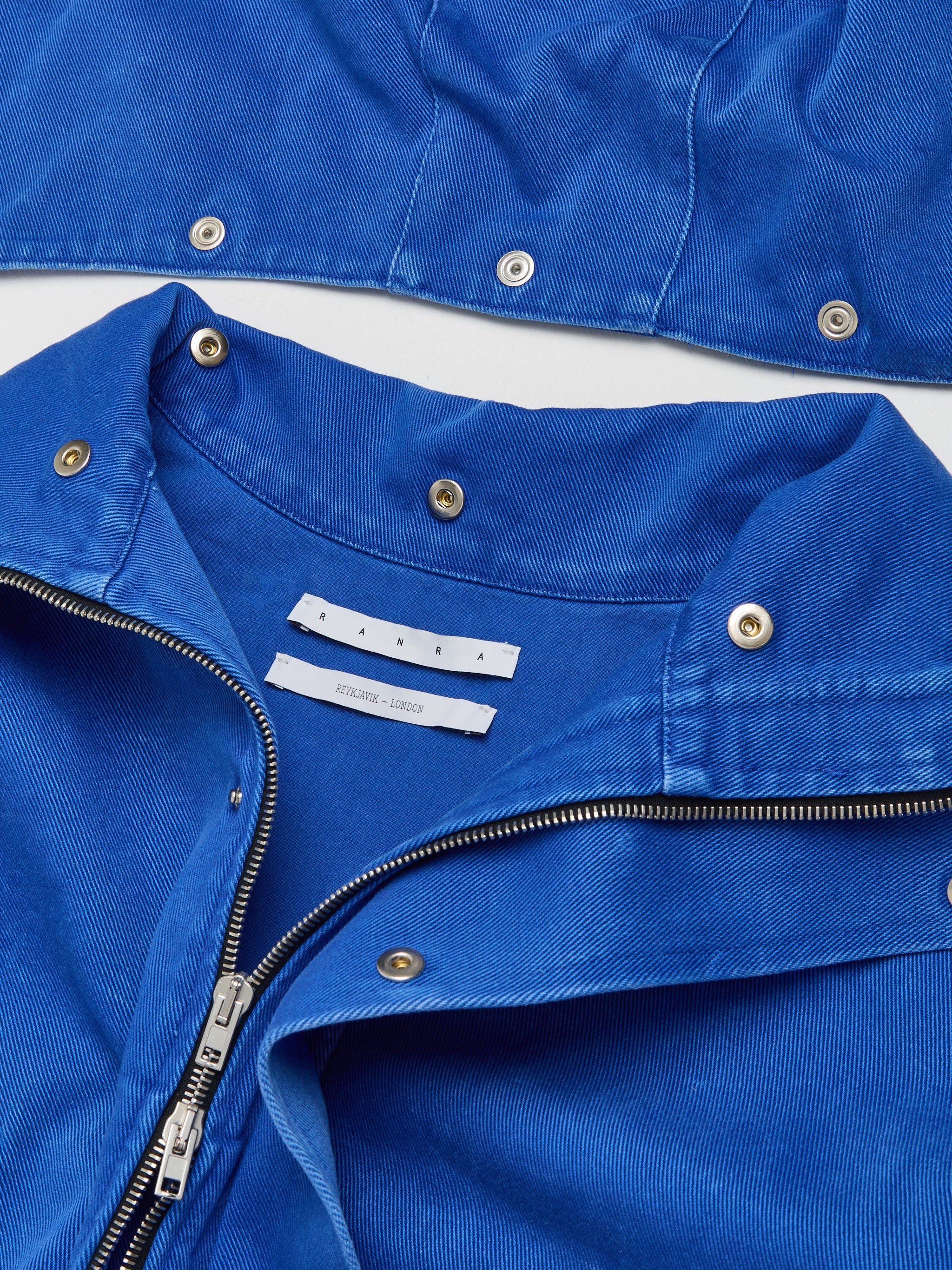 Myrkur Cotton Twill Jacket in Blue