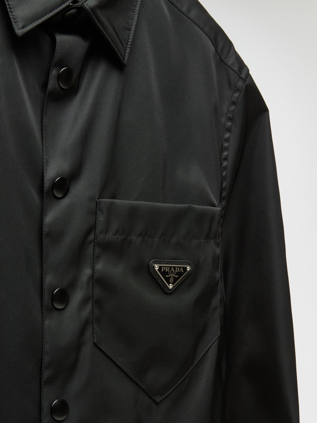 Re-Nylon Shirt in Black