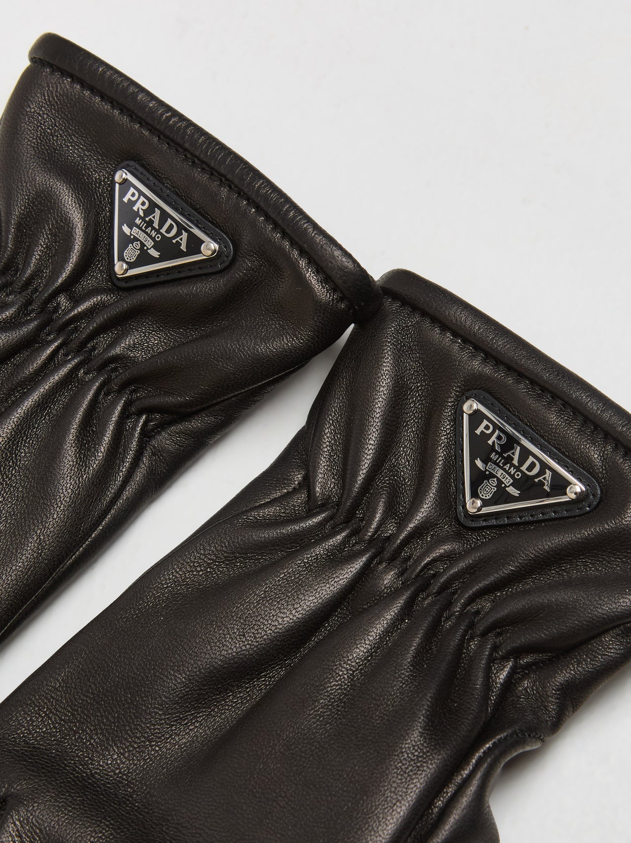 Nappa Leather Gloves in Black