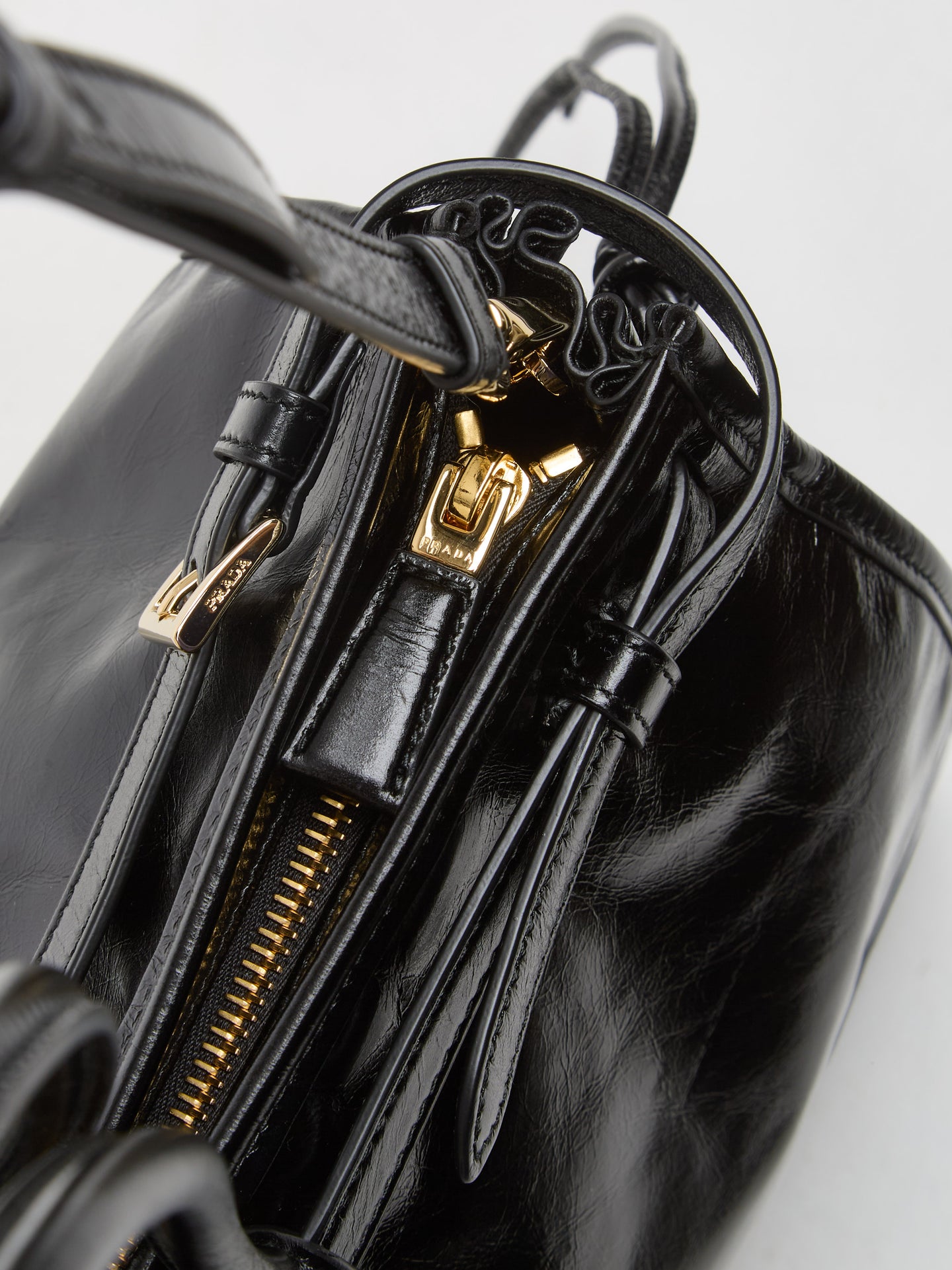 Large Leather Handbag in Black