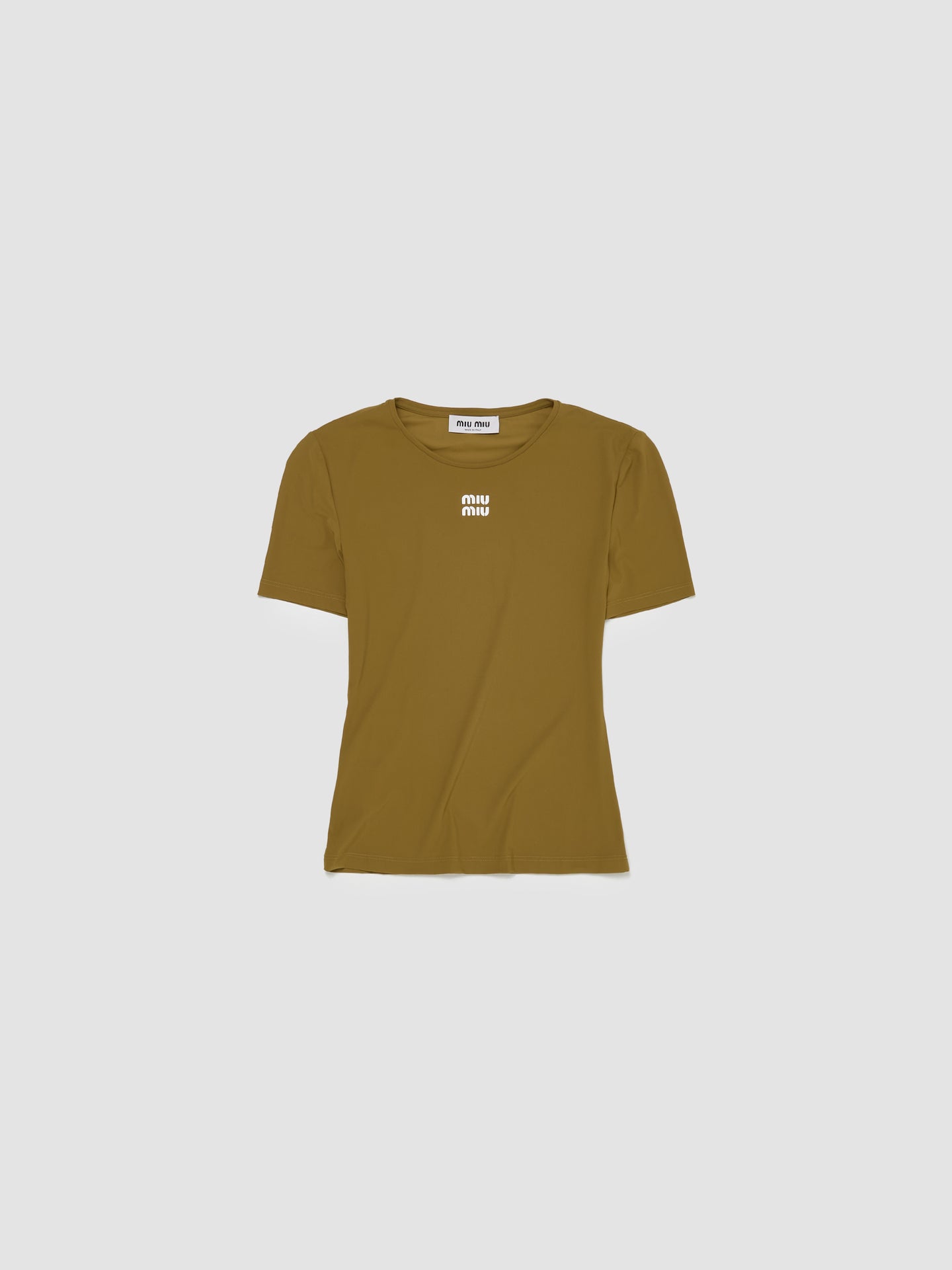 Logo T-Shirt in Olive