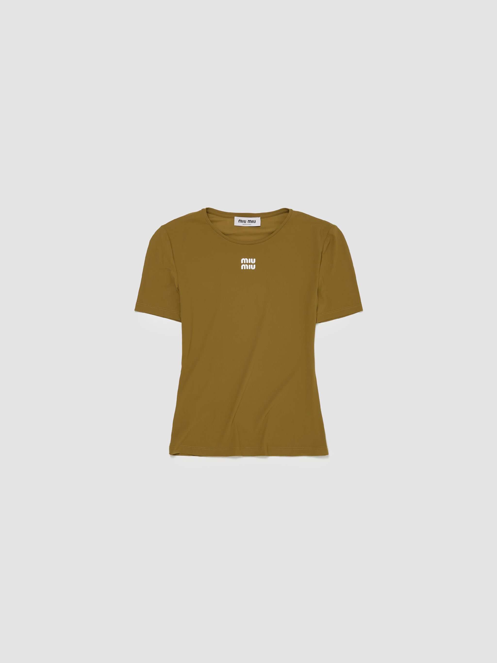 Logo T-Shirt in Olive