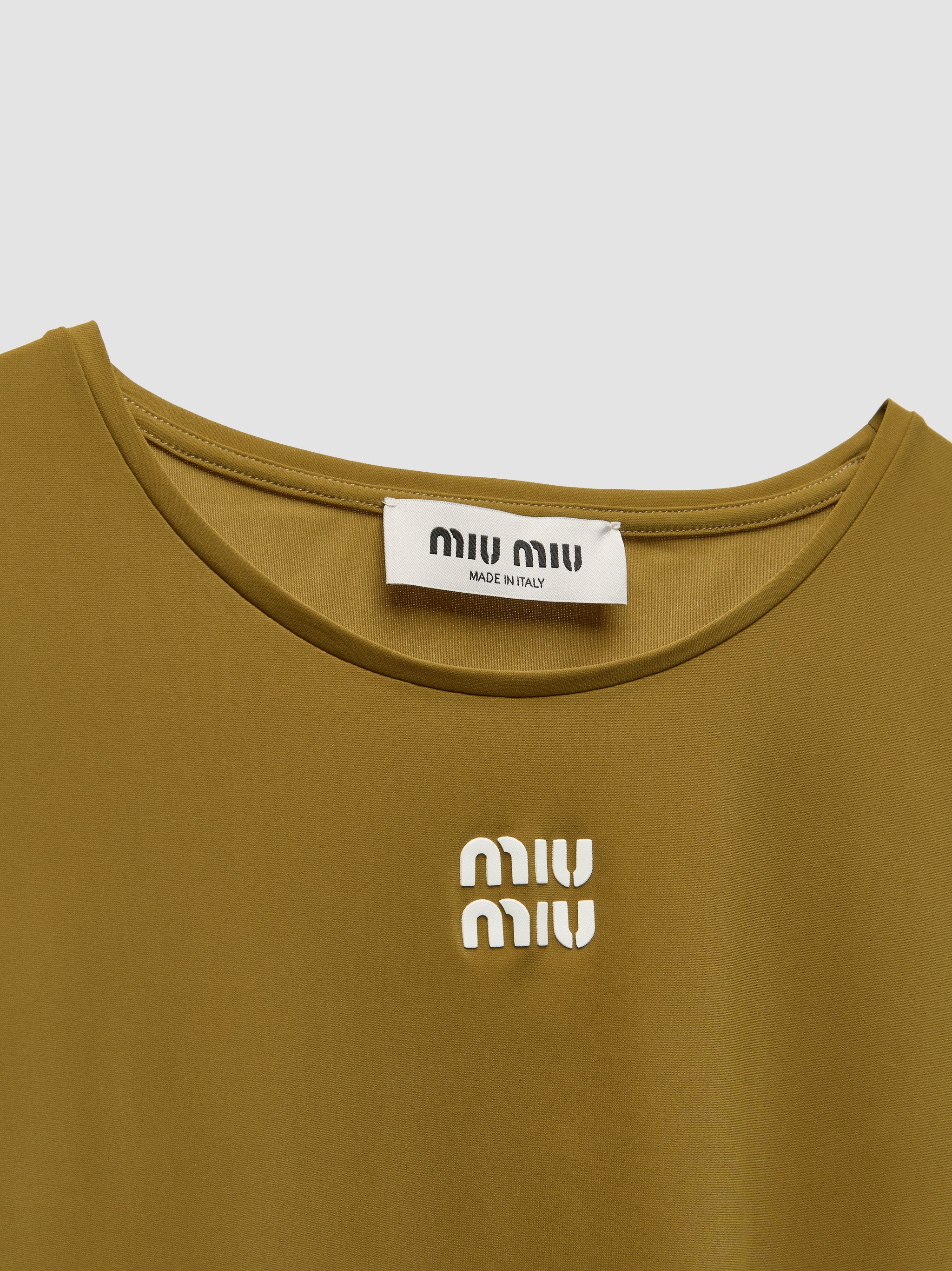 Logo T-Shirt in Olive