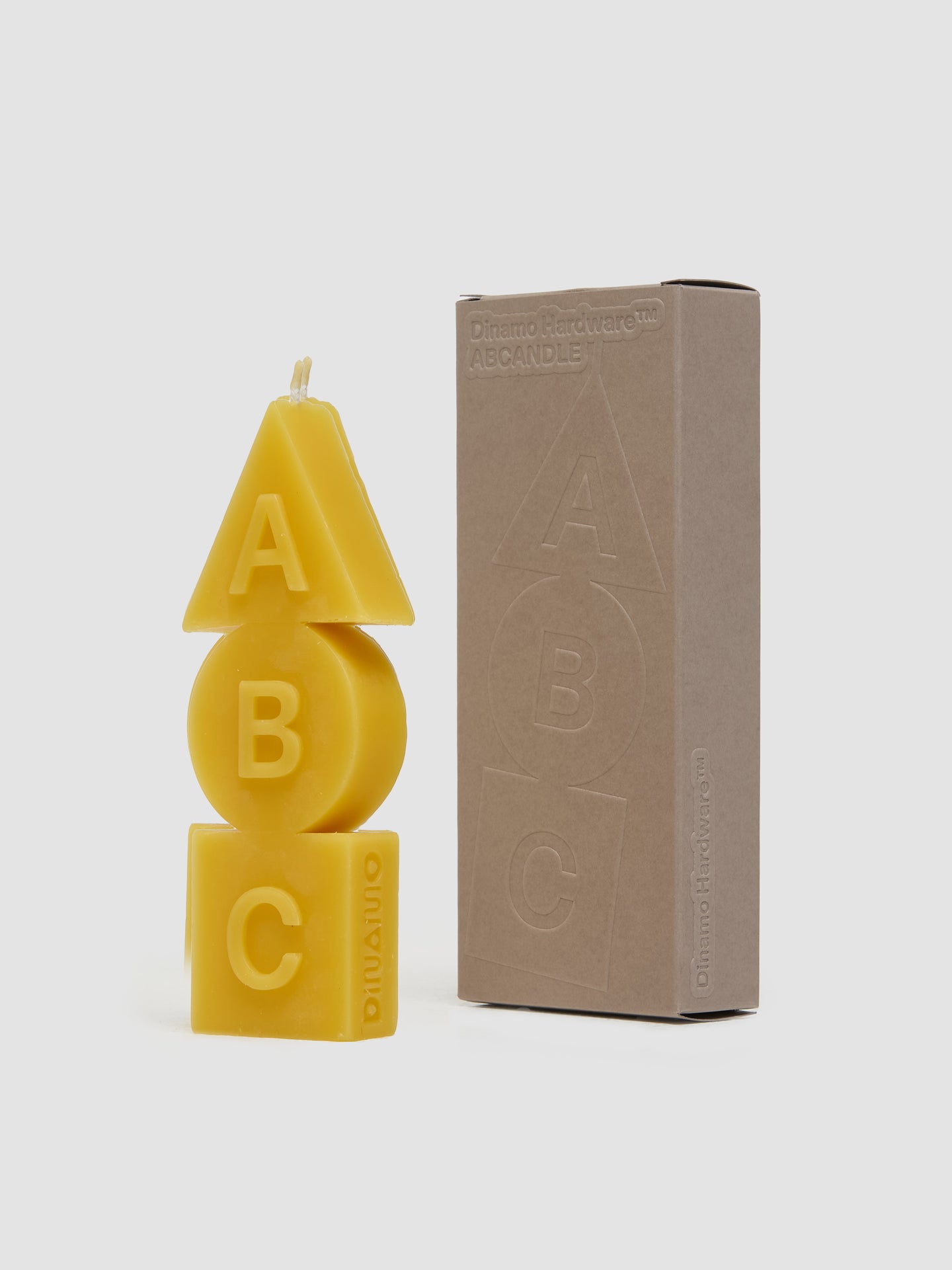 ABC Candle in Natural