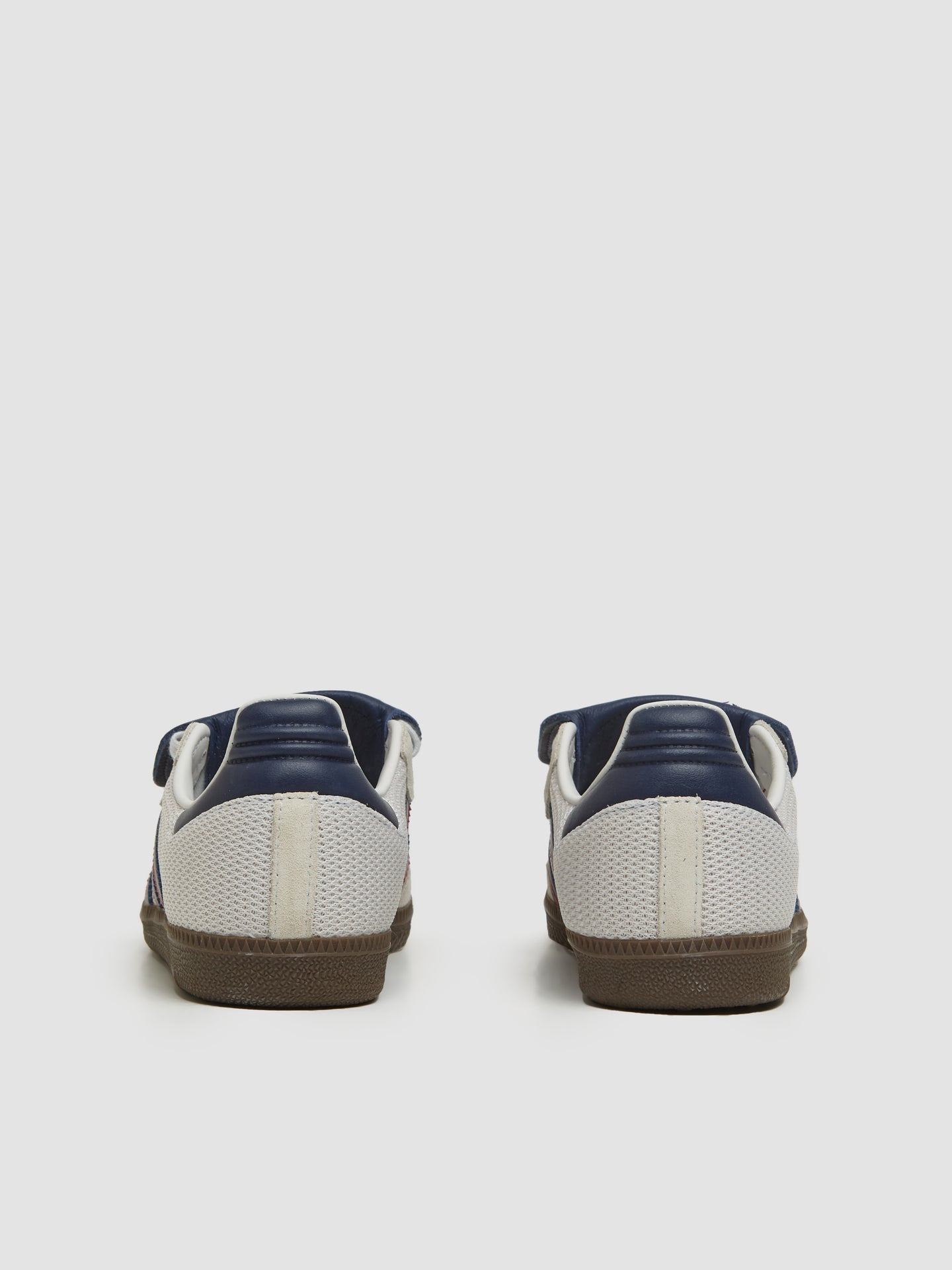 Samba LT Sneaker in Crystal White & Dark Blue