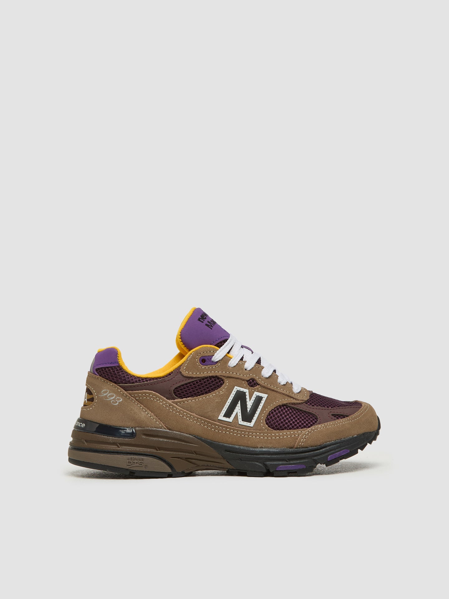 993 'Made in USA' Sneaker in Mushroom & Midnight Violet