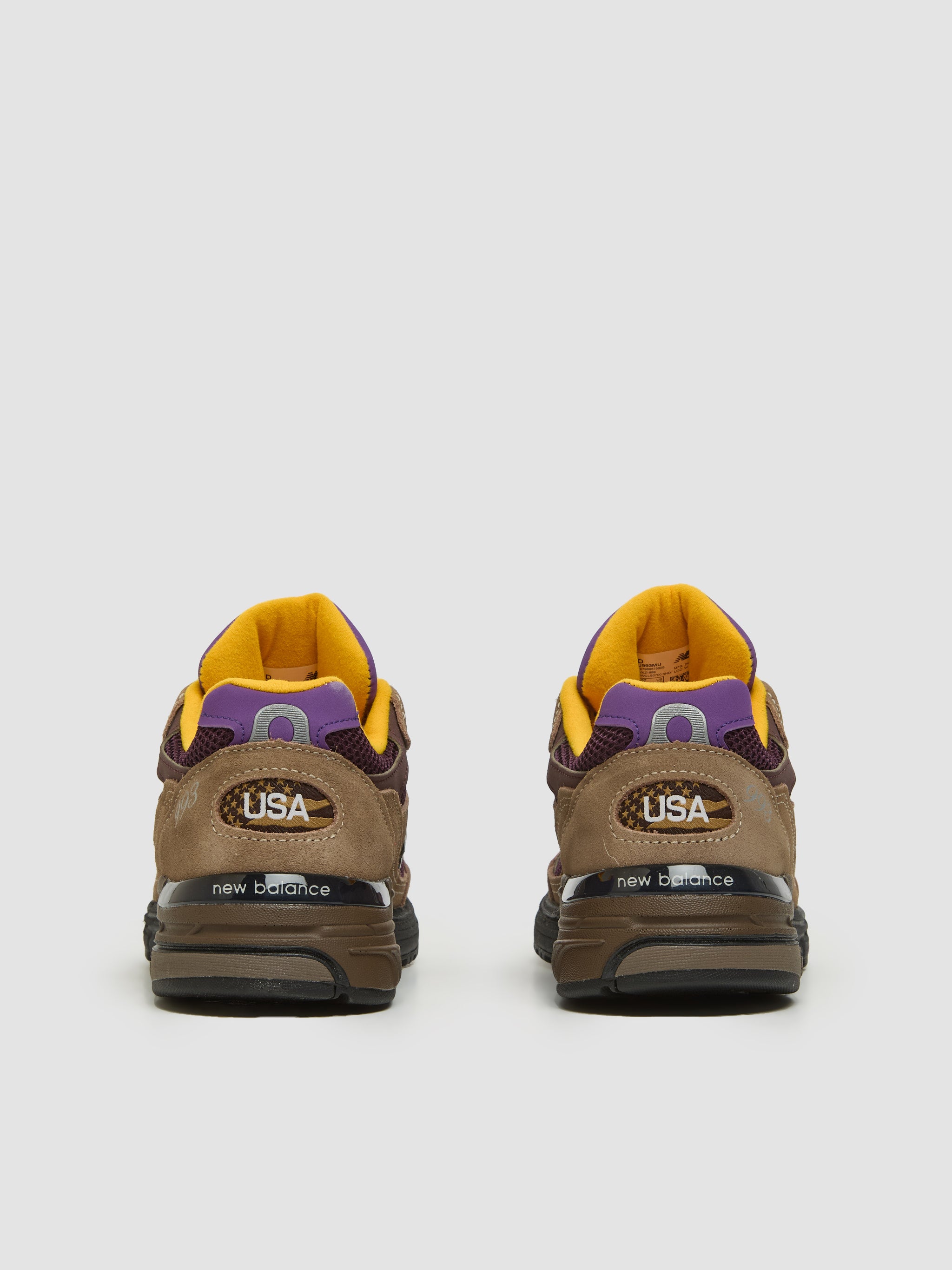 993 'Made in USA' Sneaker in Mushroom & Midnight Violet