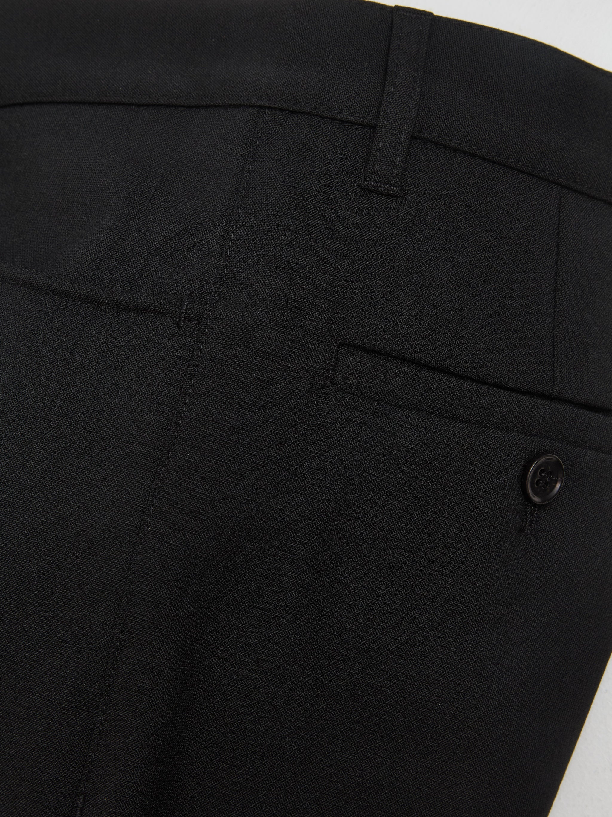 Flare French Trousers in Black