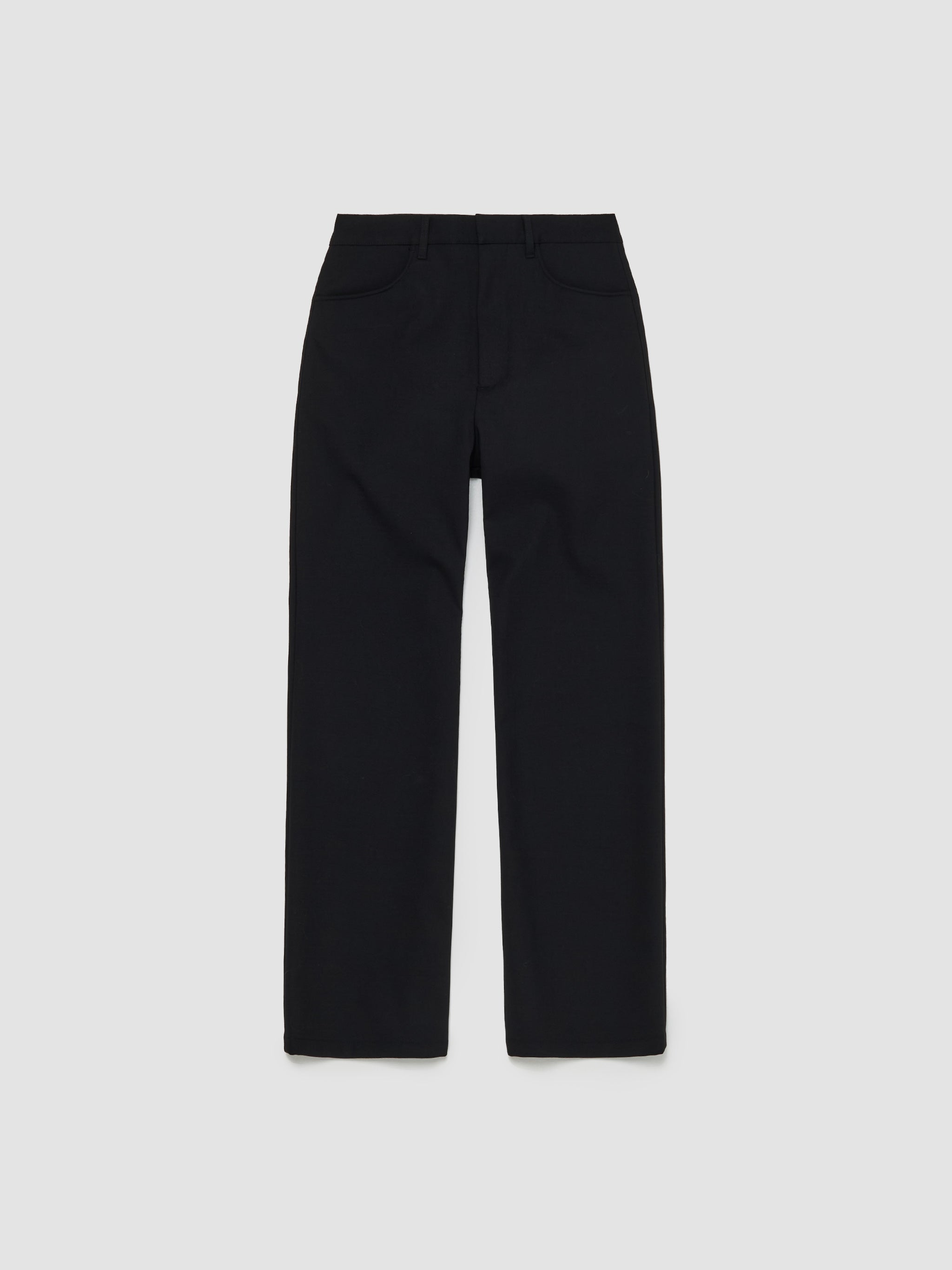 Flare French Trousers in Black