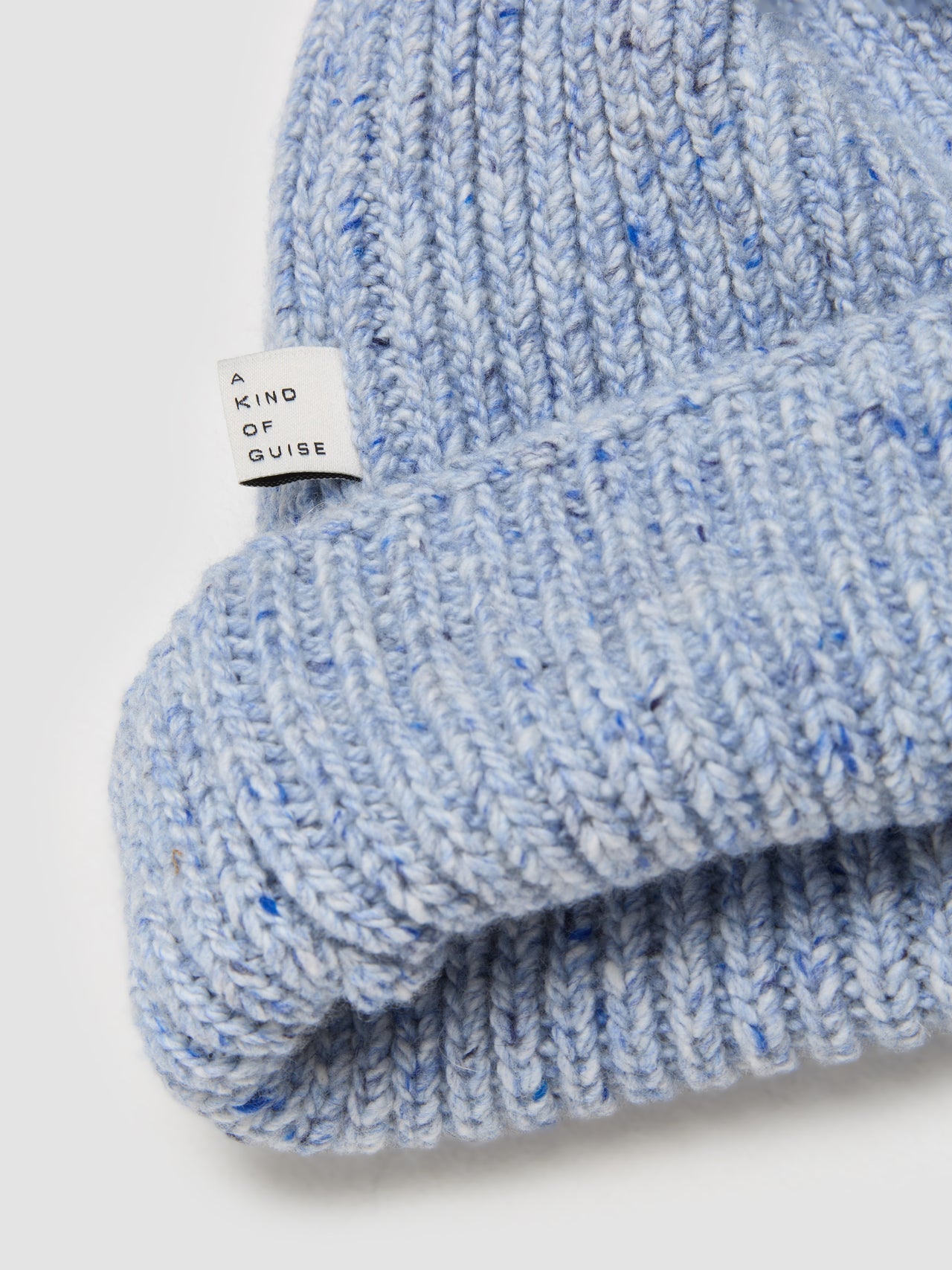 Allen Beanie in Blue Gin