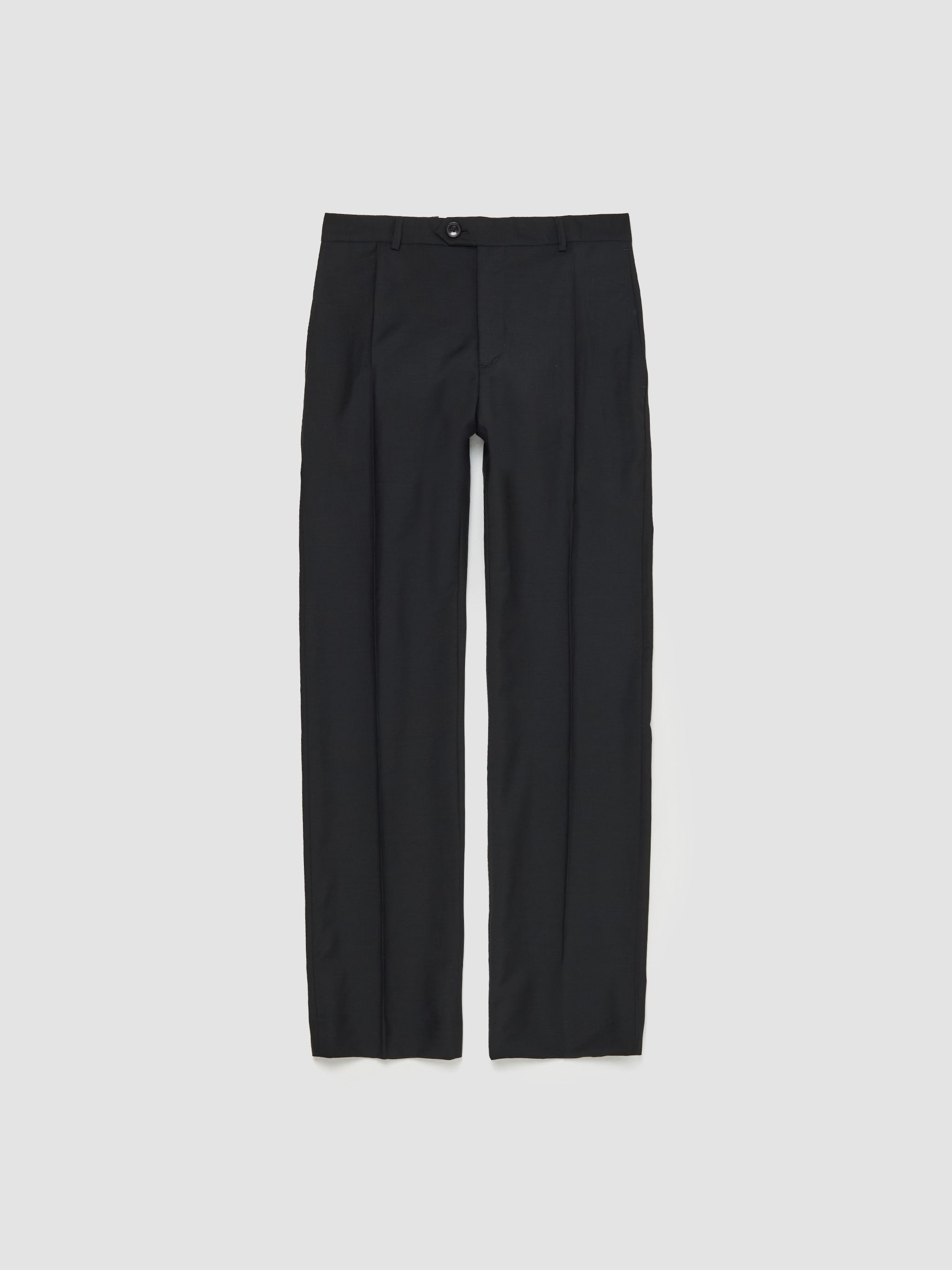 Relaxed Tailored Trousers in Dark Green