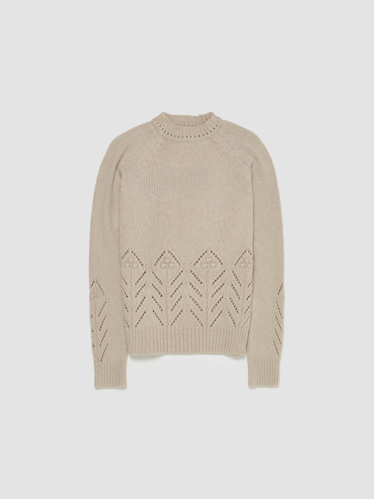 Severino Knit Sweater in Panna Melange