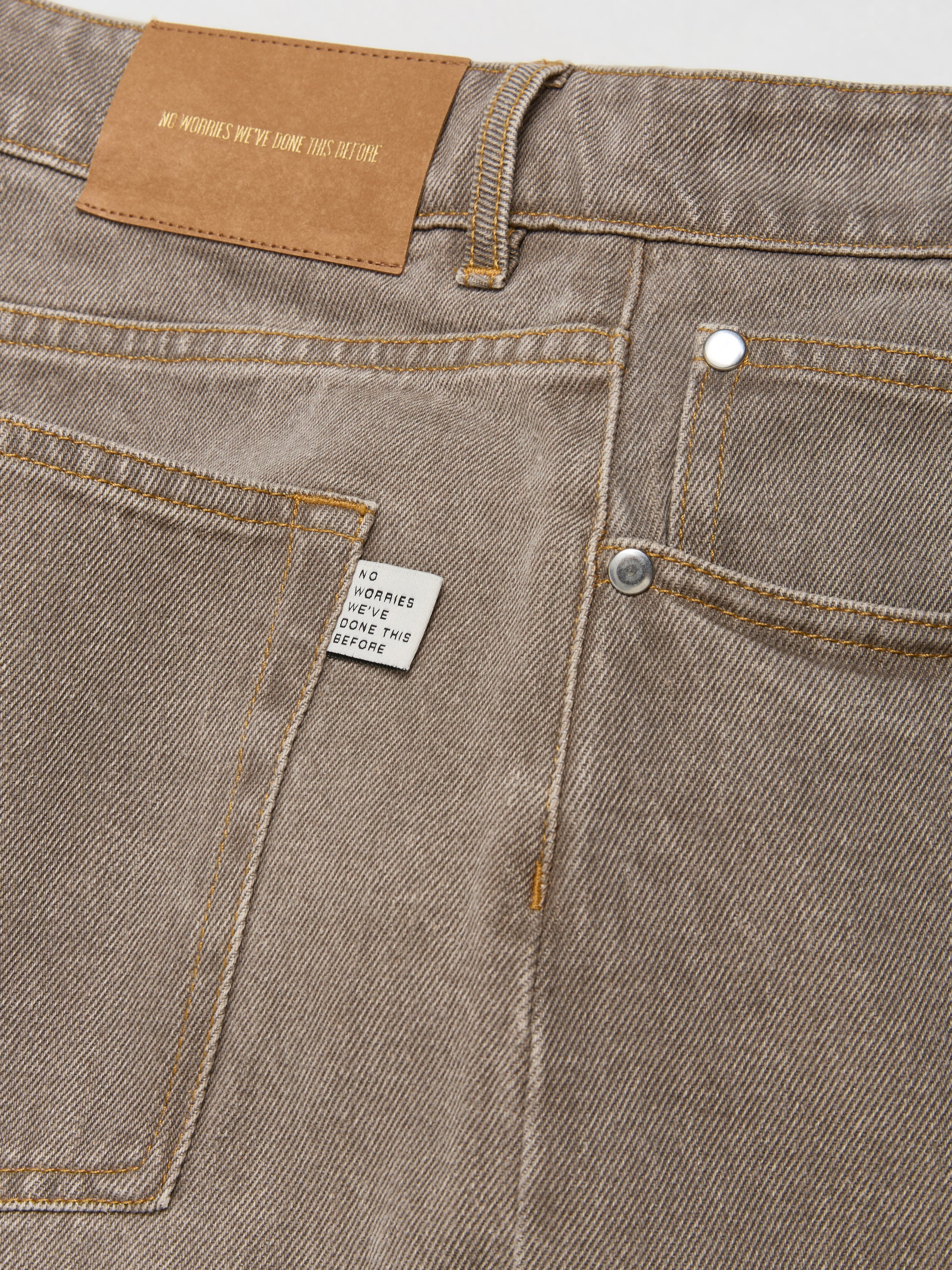 Terek Jeans in Taupe Denim