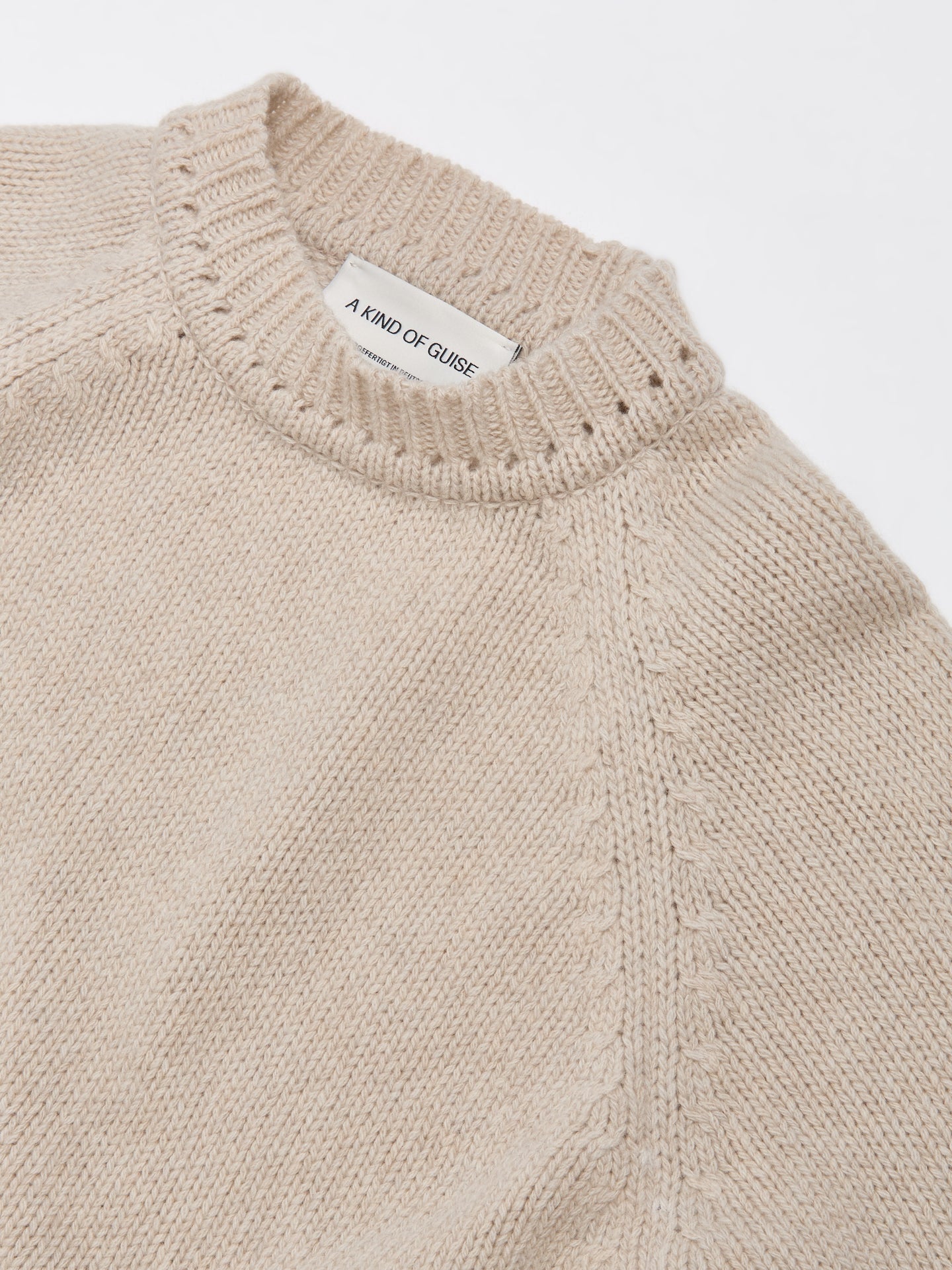 Severino Knit Sweater in Panna Melange