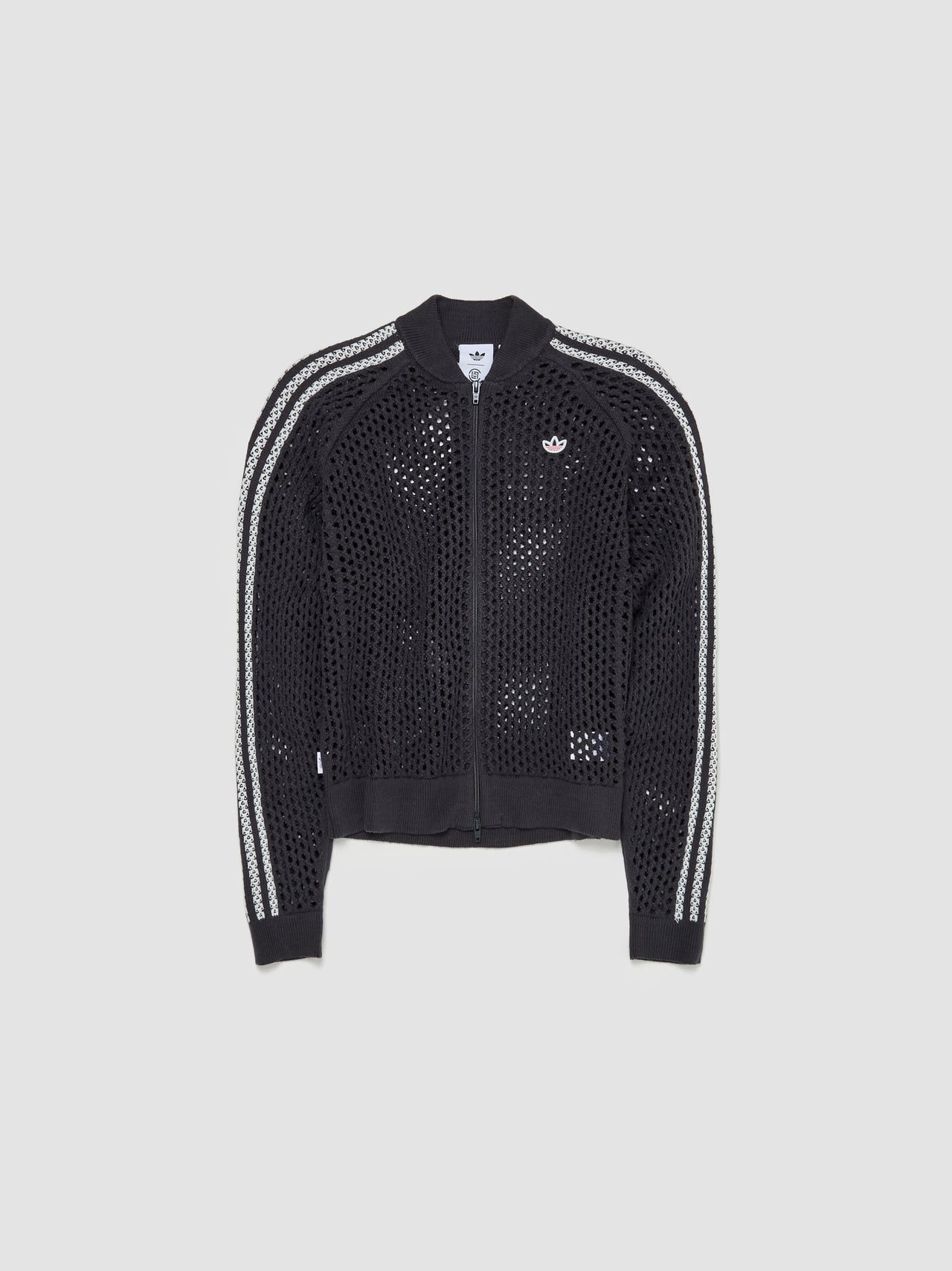 x CLOT Crochet Track Top in Carbon