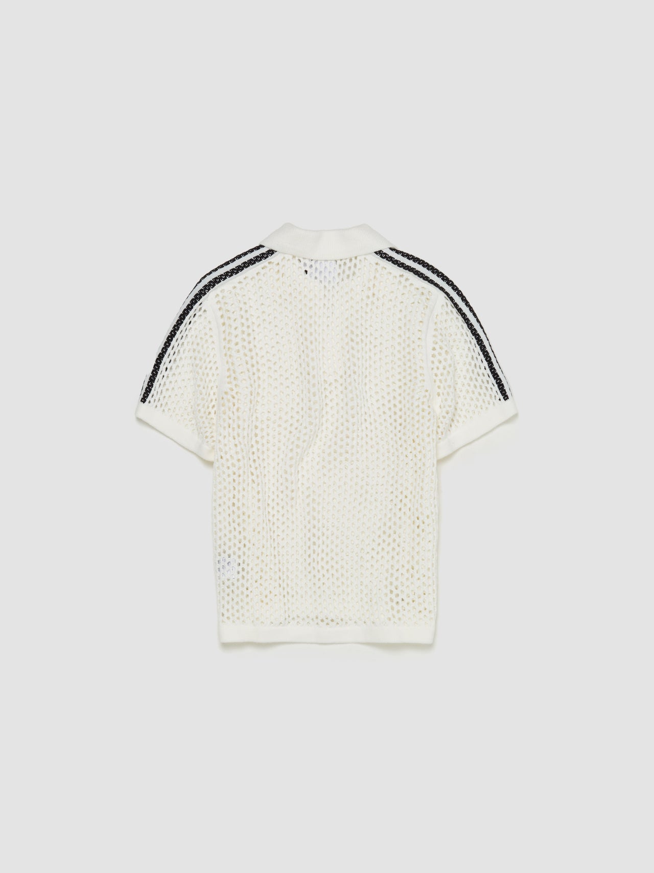 x CLOT Crochet Polo in White