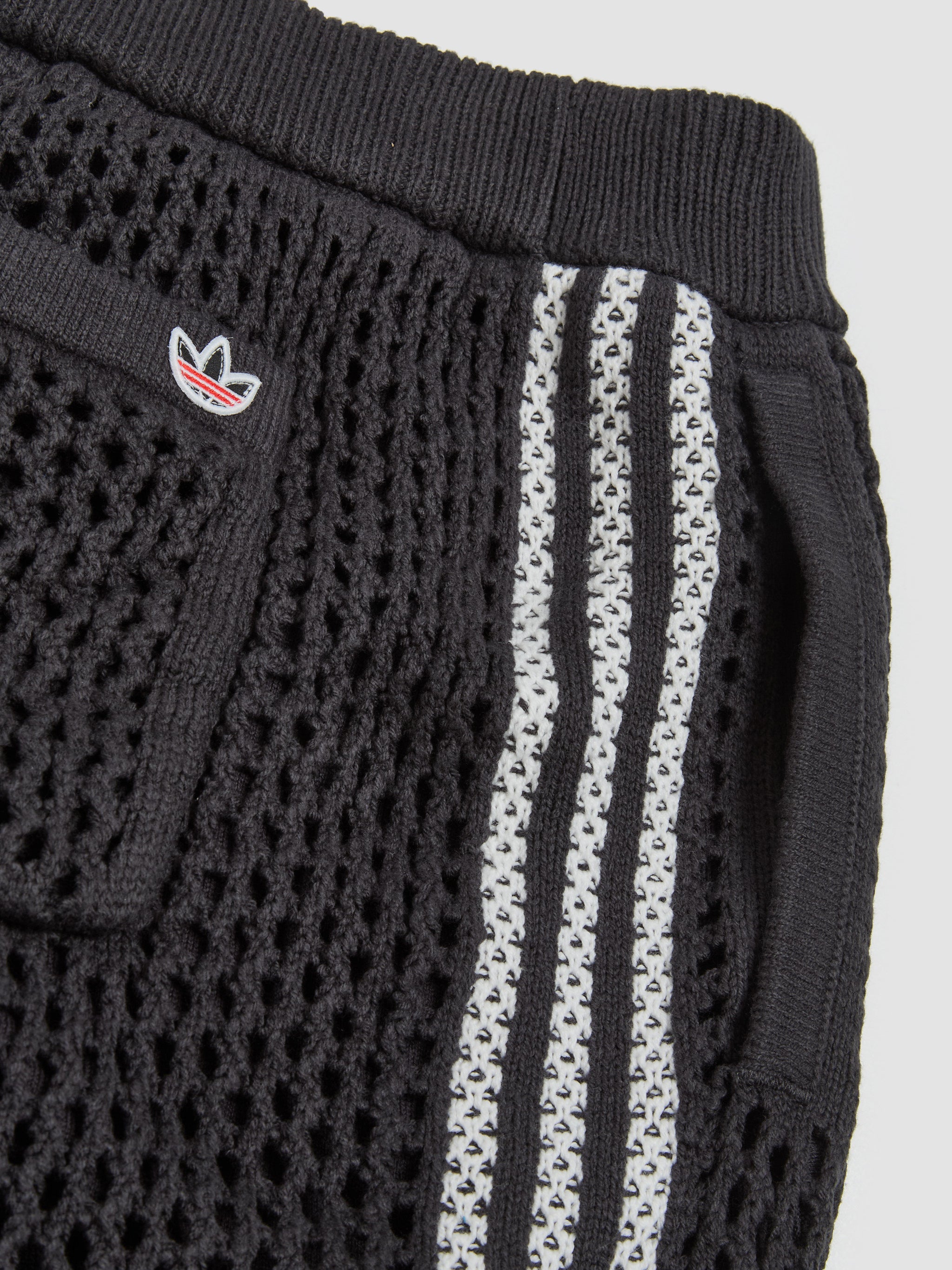 x CLOT Crochet Shorts in Carbon