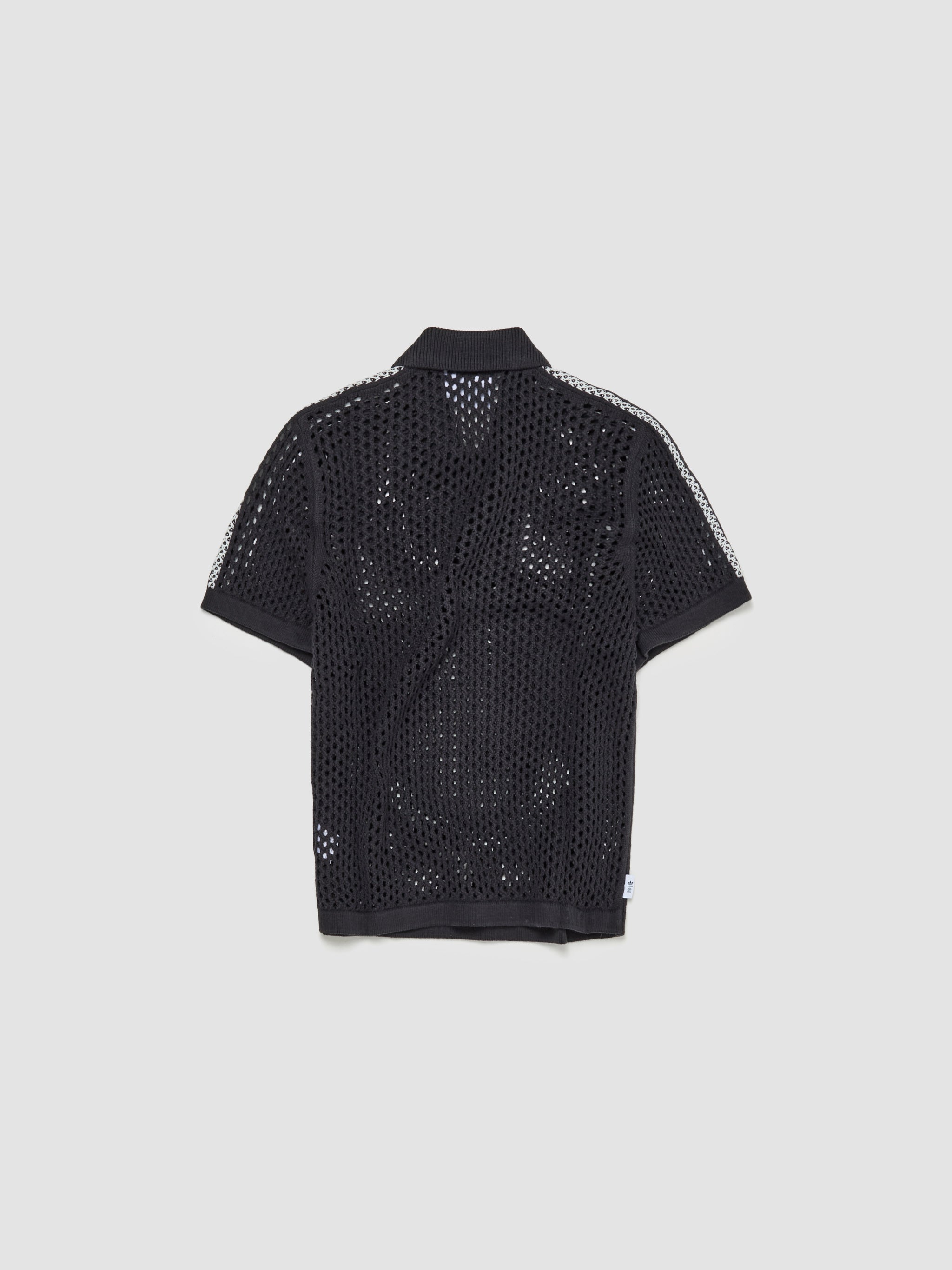 x CLOT Crochet Polo in Carbon