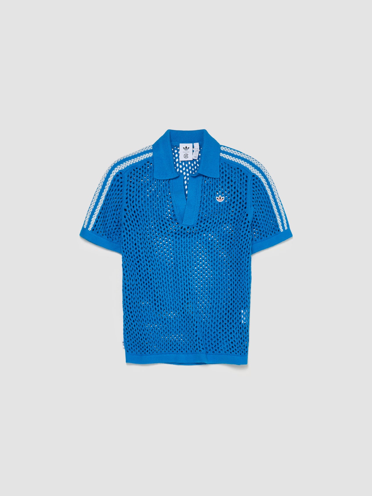 x CLOT Crochet Polo in Blue