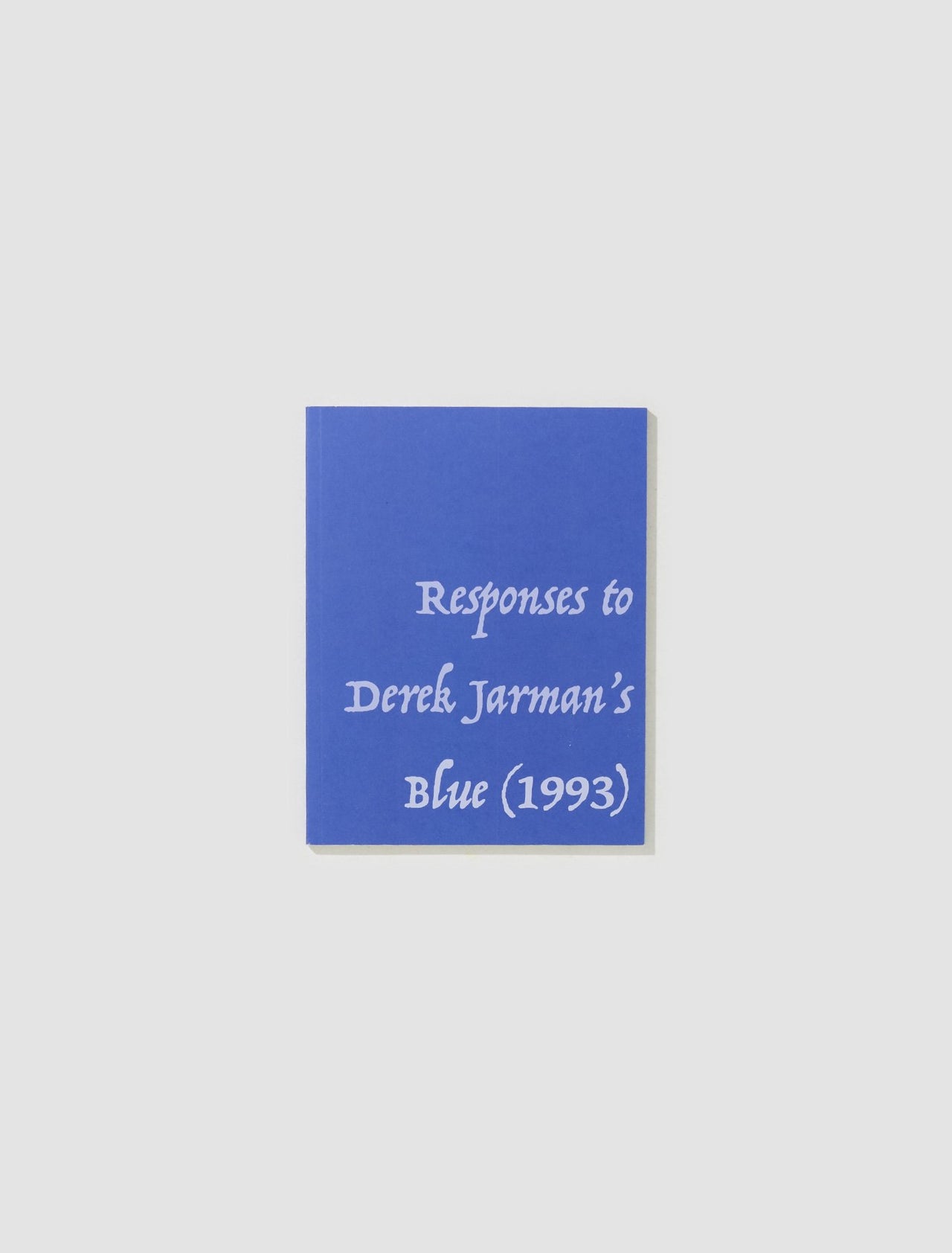 Responses to Derek Jarman's Blue 9